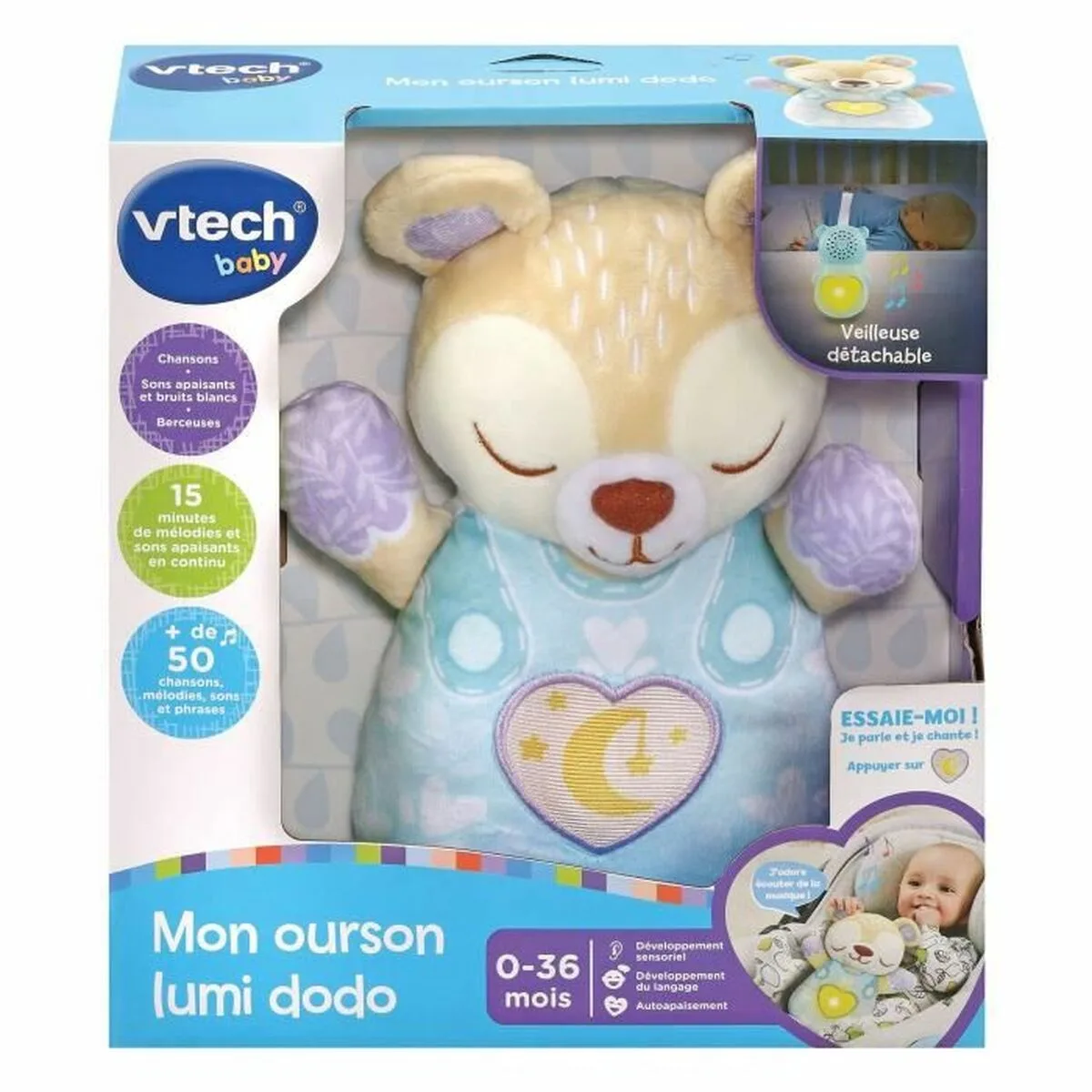 Peluche sonore vtech baby mon ourson lumi dodo s718581028. Créez votre look signature avec les pièces mode sélectionnées par Diaytar.