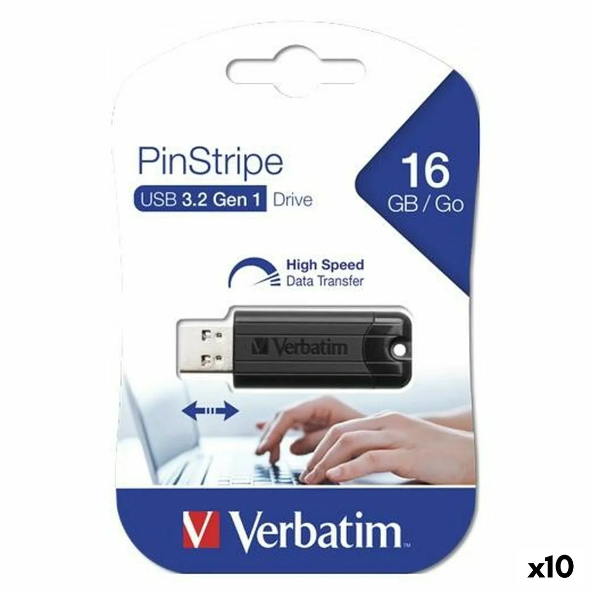 Pendrive verbatim pinstripe noir 16 gb 10 unites s843420854. Diaytar transforme l'essai du e-commerce généraliste en vous offrant une expérience curated, qualitative et surprenante