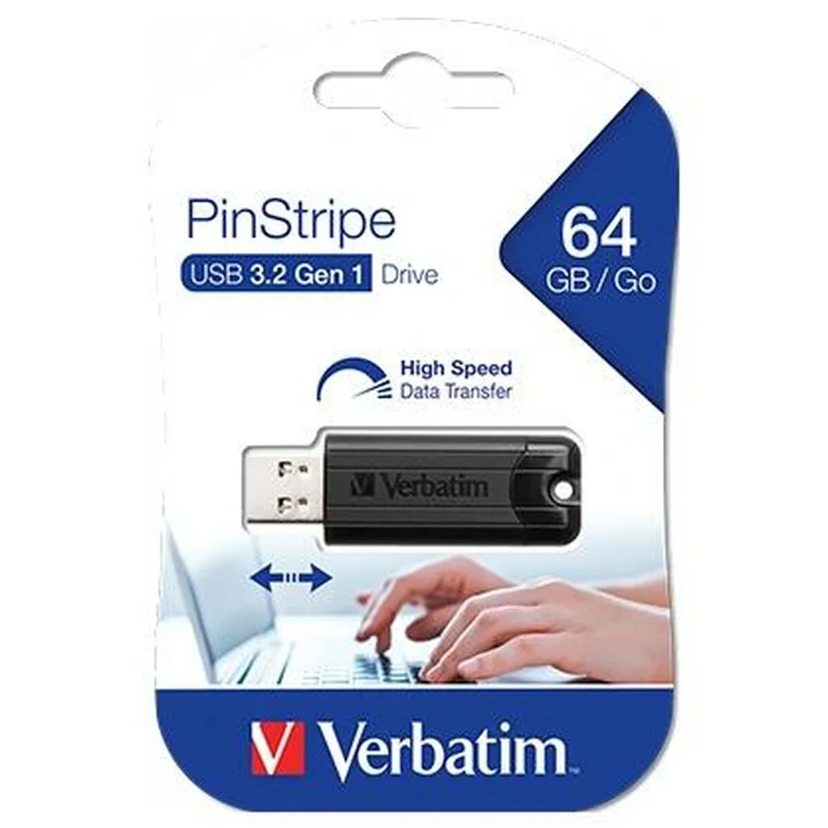 Pendrive verbatim pinstripe noir 64 gb 10 unites s843420969. Créez votre look signature avec les pièces mode sélectionnées par Diaytar.