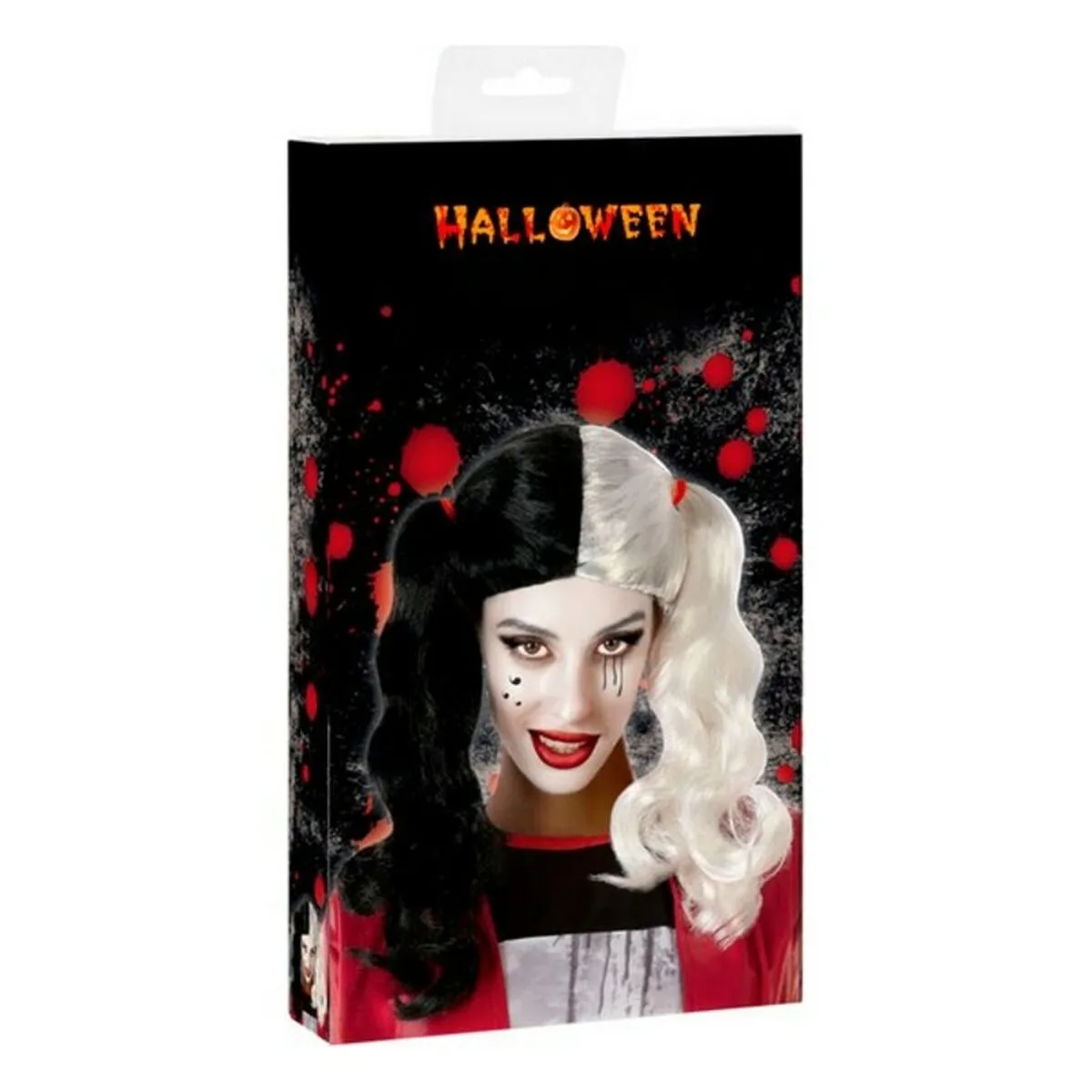 Perruque pour halloween blanc arlequin s112557829. Osez l'originalité avec les créations mode exclusives de Diaytar.