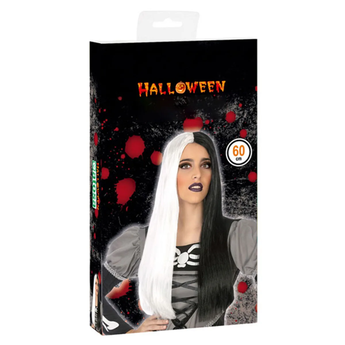 Perruque pour halloween noir blanc s112236068. Diaytar opère une veille constante pour vous offrir l'élite des produits généraux, électroniques et maison.