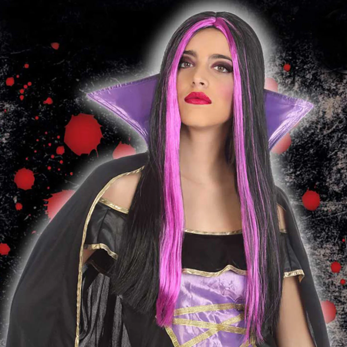 Perruque pour halloween violet fuchsia s112234018. Diaytar incarne le nouveau visage du e-commerce : agile, éclectique et profondément ancré dans les tendances du moment