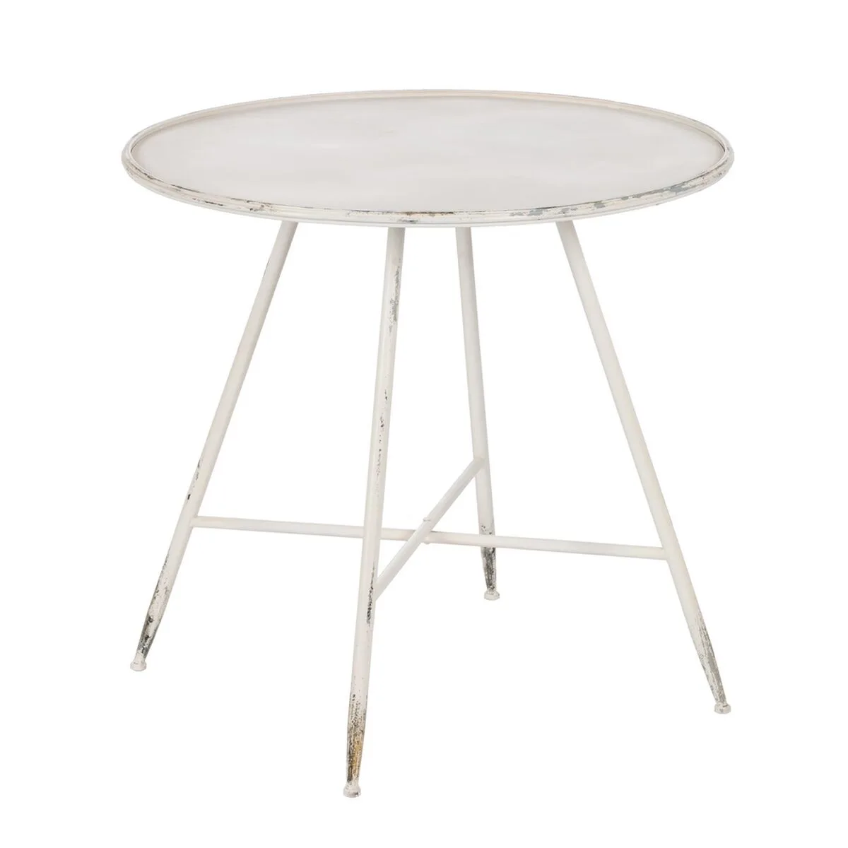 Petite table d appoint creme fer 80 x 80 x 75 cm s880489682. Osez l'originalité avec les créations mode exclusives de Diaytar.