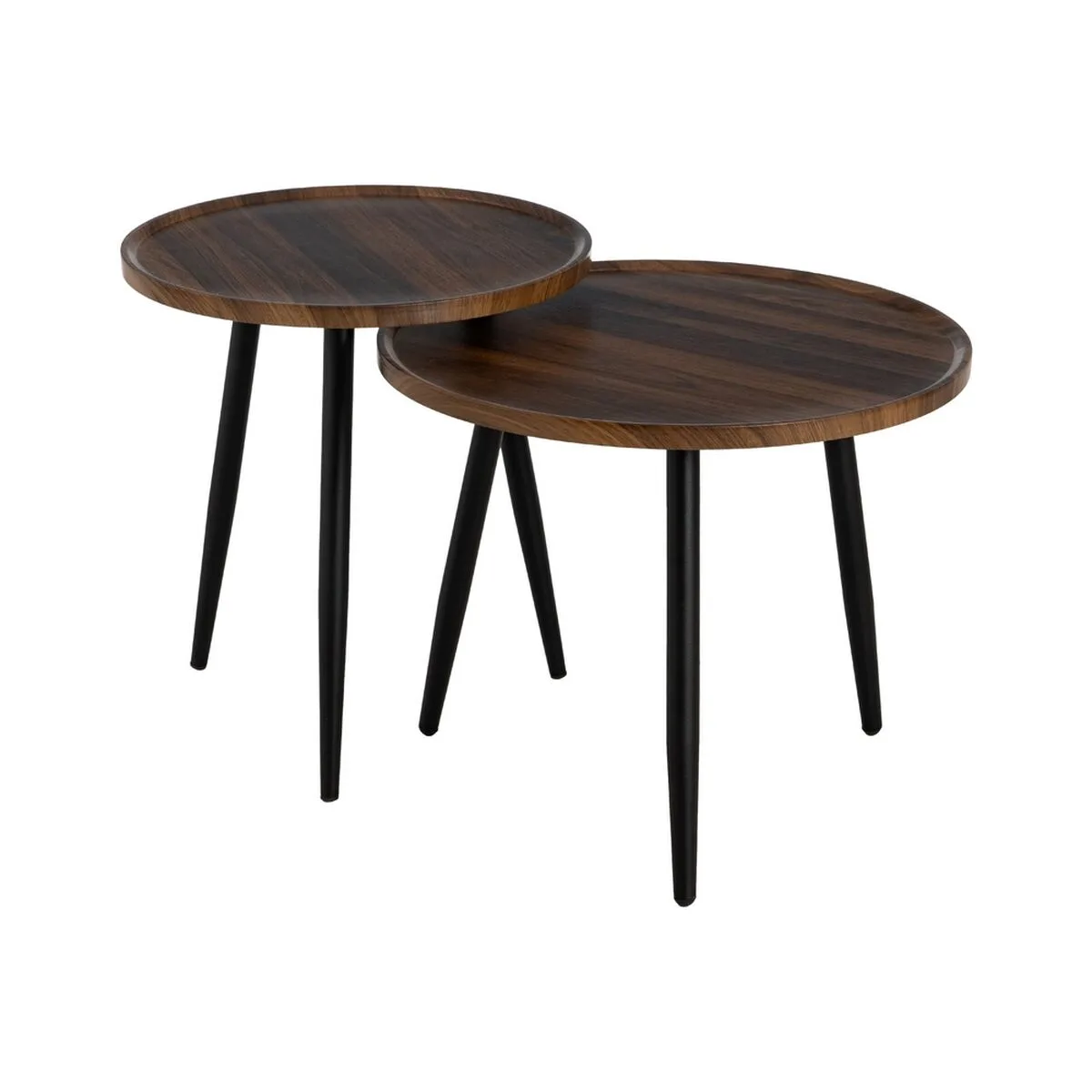 Petite table d appoint marron noir 60 x 60 x 49 5 cm s880613067. Diaytar, c'est le testament vivant qu'on peut allier large choix et qualité exemplaire dans le e-commerce.