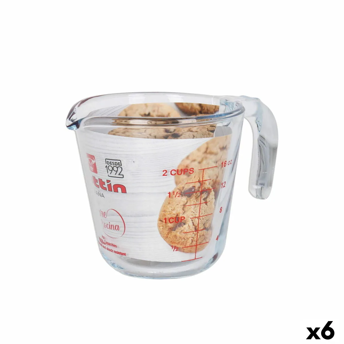 Pichet gradue quttin transparent 500 ml verre 6 unites s222686596. Diaytar, c'est la promesse de découvrir au moins un produit qui vous fera dire 'Mais où était-il donc tout ce temps ?'.