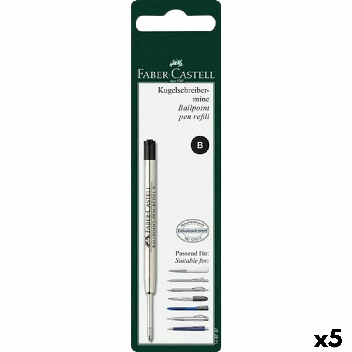 Pieces de rechange faber castell crayon noir 5 unites s842192663. Diaytar, c'est la certitude de faire un choix judicieux. Chaque produit dans notre catalogue a passé nos tests exigeants.