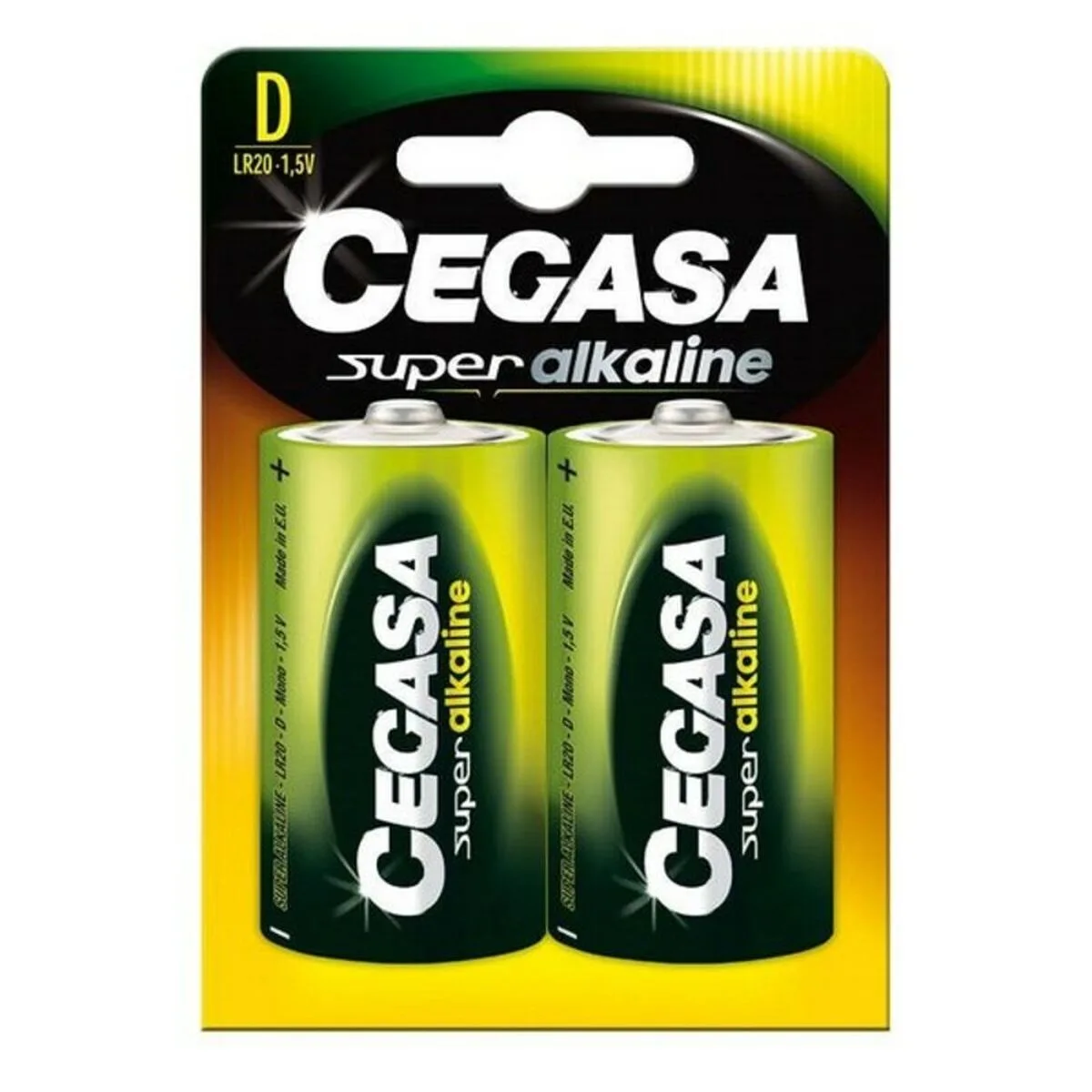 Piles alcalines cegasa bl lr20 d 1 5v 2 uds 12 unites m050505397. Chez Diaytar, nous sommes convaincus que le meilleur produit est celui qui allie utilité, beauté et innovation. C'est notre credo.
