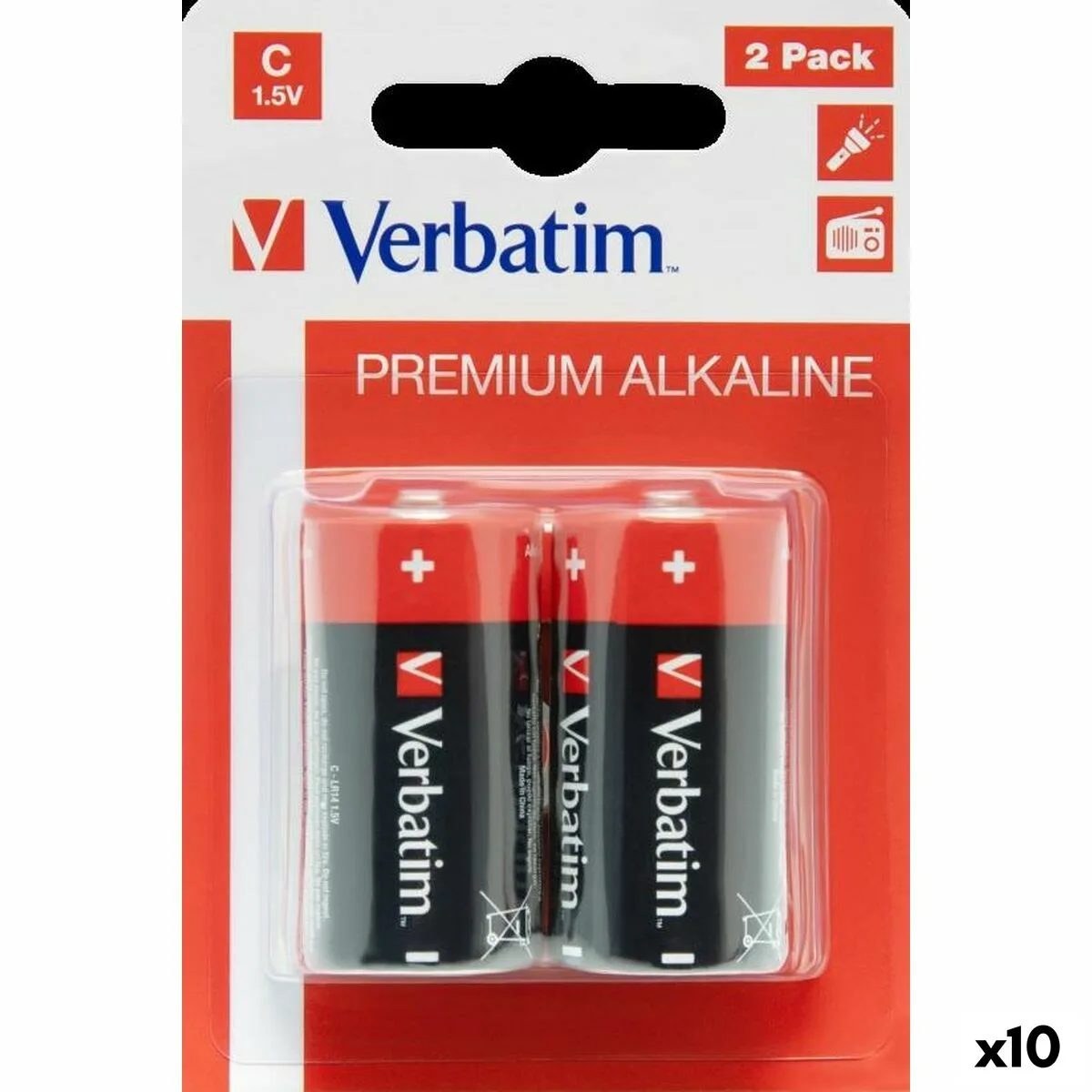 Piles alcalines verbatim lr14 1 5 v 10 unites s843071749. Notre algorithme préféré chez Diaytar ? L'humain. Car rien ne remplace le coup de cœur pour un produit exceptionnel.
