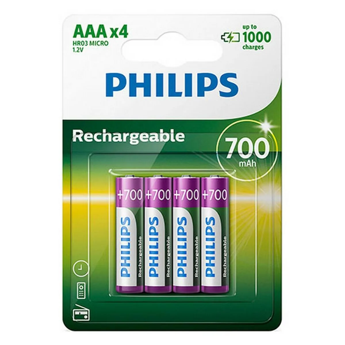 Piles rechargeables philips r03b4a70 10 700 mah 1 2 v s990588141. Notre équipe chez Diaytar est votre équipe de choc, dévouée à débusquer les produits qui méritent votre attention.