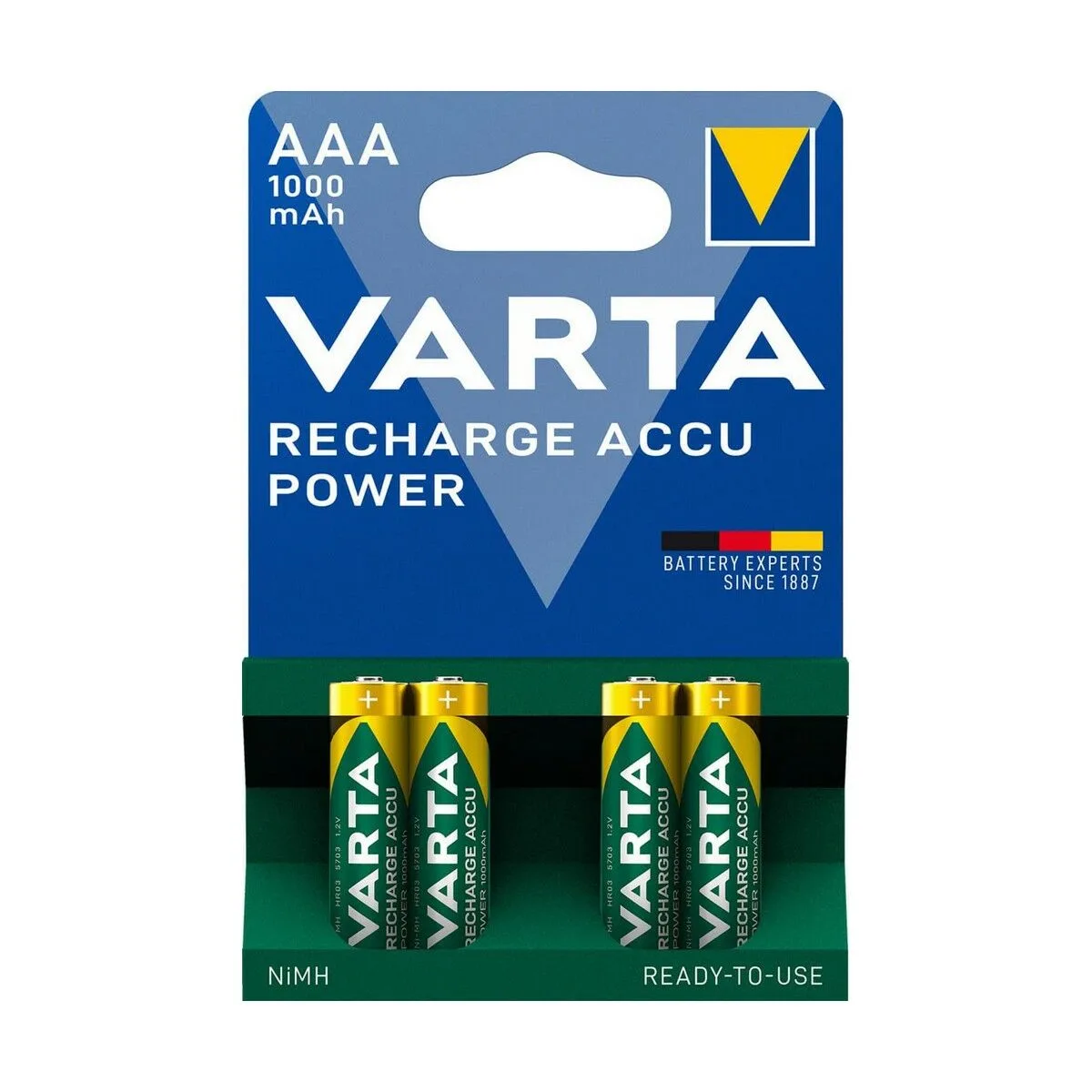 Piles rechargeables varta 5703b 4 1000 mah 1 2 v aaa s910626082. Diaytar, c'est la fusion entre le meilleur de l'artisanat et le cutting-edge de la technologie, au service de votre quotidien.