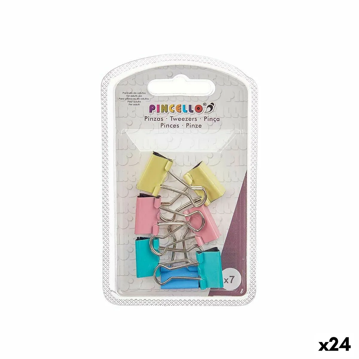 Pinces de serrage pincello 387 multicouleur metal trombone petit 24 unites s363032683. Votre foyer mérite le style et le confort des produits Diaytar Home.