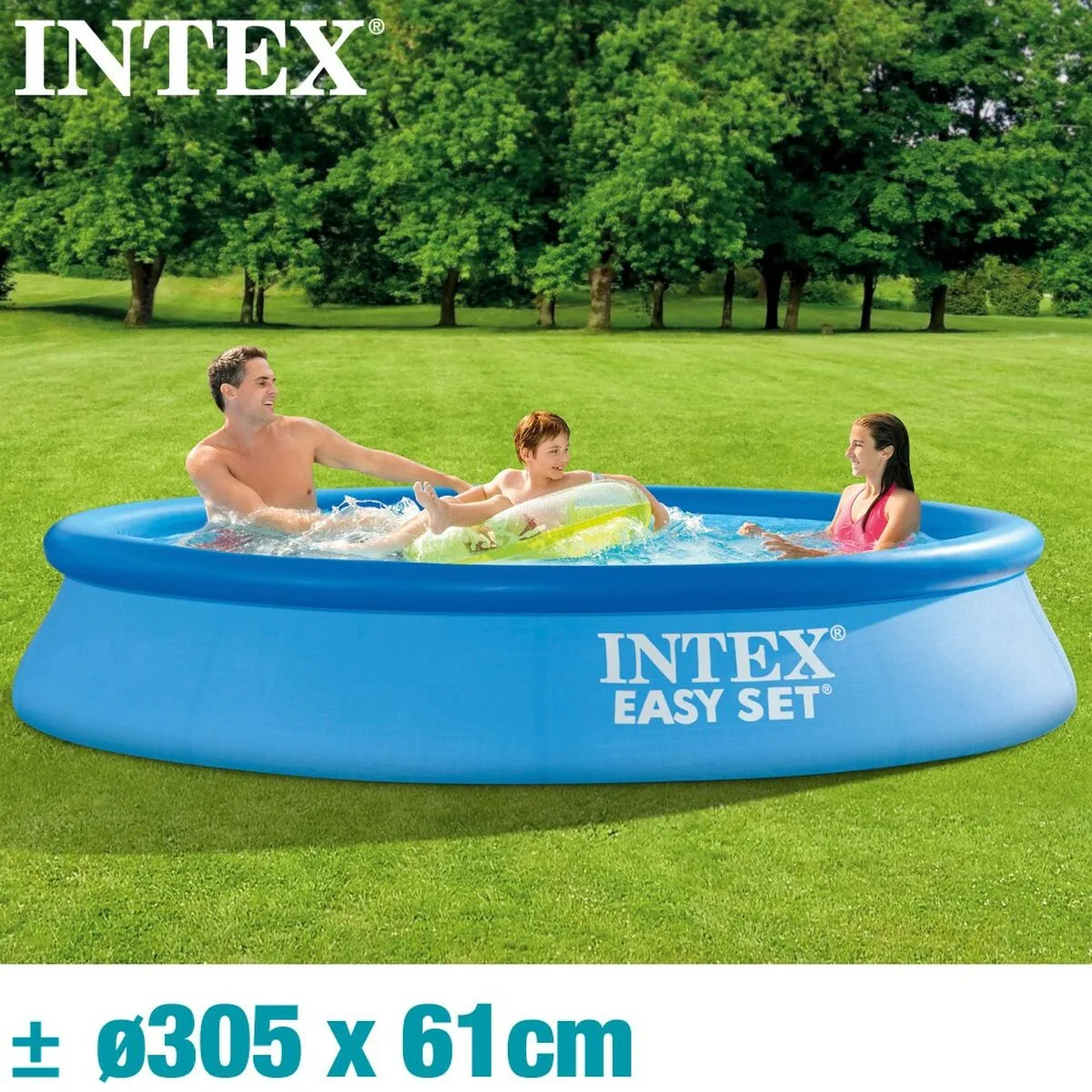 Piscine gonflable intex 28116np 3077 l 305 x 61 x 305 cm s890161117. Notre mission : éradiquer le superflu pour ne vous proposer que l'essentiel... mais en beaucoup plus stylé. Bienvenue chez Diaytar.