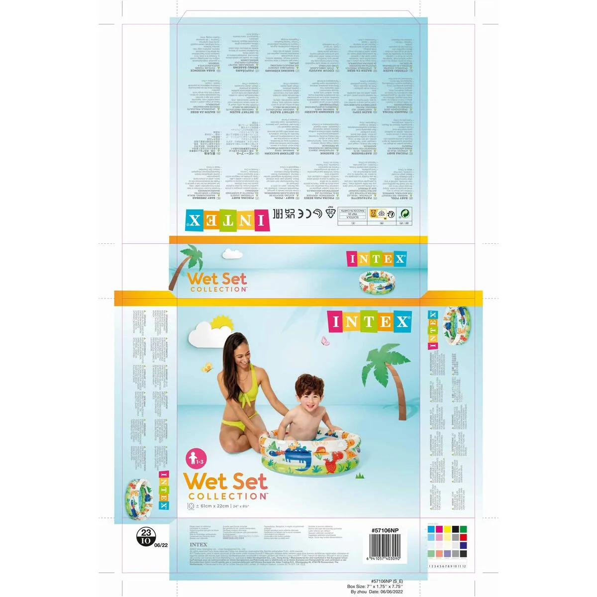 Piscine gonflable intex 57106ep ok 61 x 22 cm animaux 100 pvc 61 x 22 cm s240161061. La qualité Diaytar : un engagement, une promesse, une satisfaction garantie.