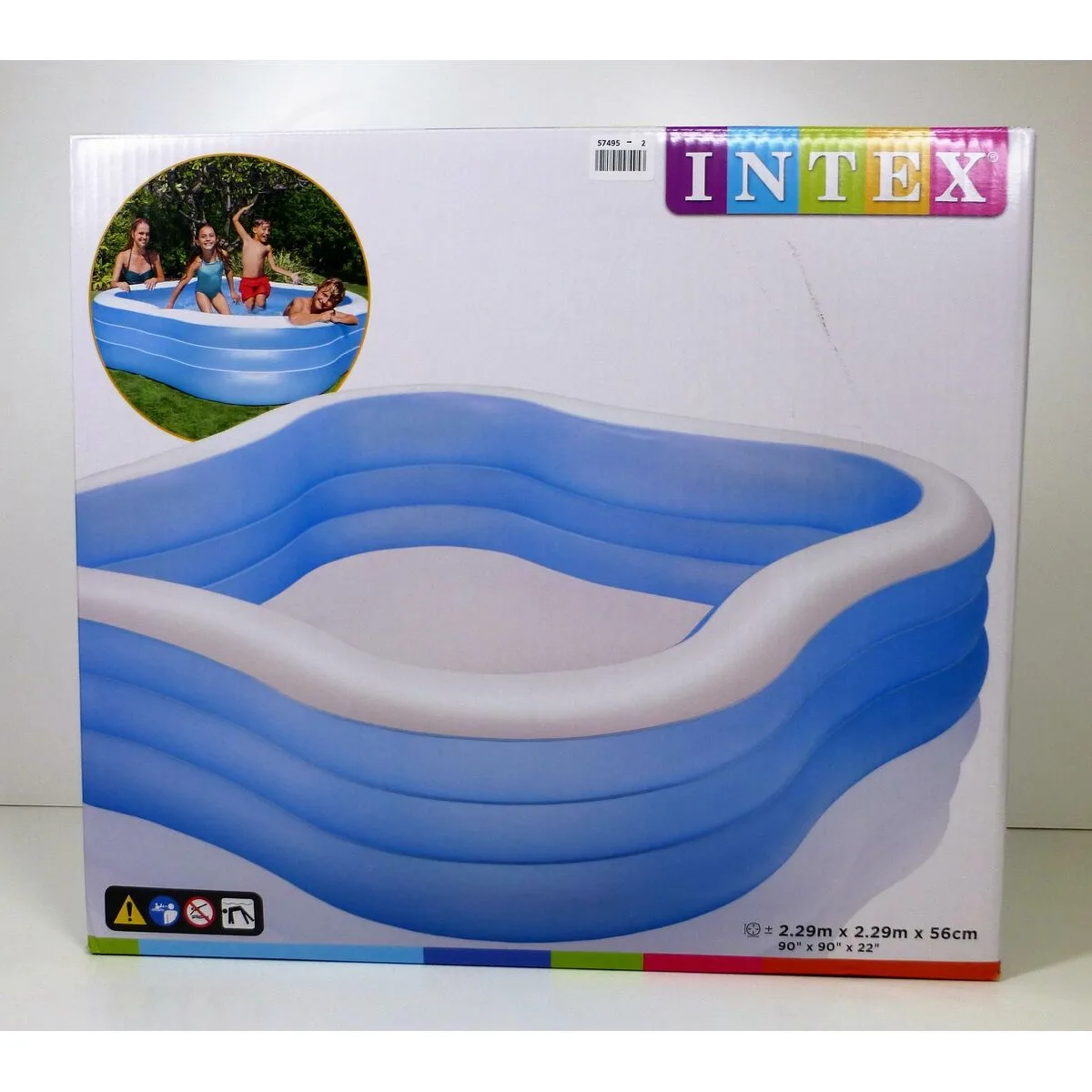 Piscine gonflable intex 57495np 1250 l 229 x 56 x 229 cm s890194245. Style et élégance se conjuguent parfaitement dans notre rayon mode Diaytar.