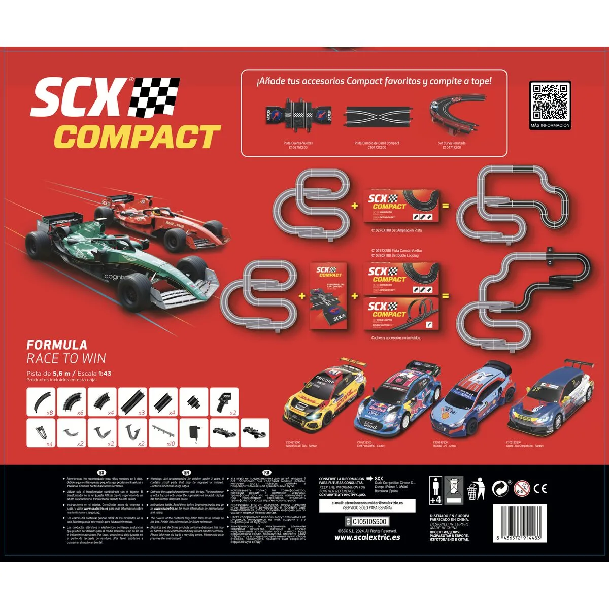 Piste de course scalextric 114 x 107 cm s244147722. Diaytar Mode : Où l'élégance rencontre l'originalité pour un style unique.