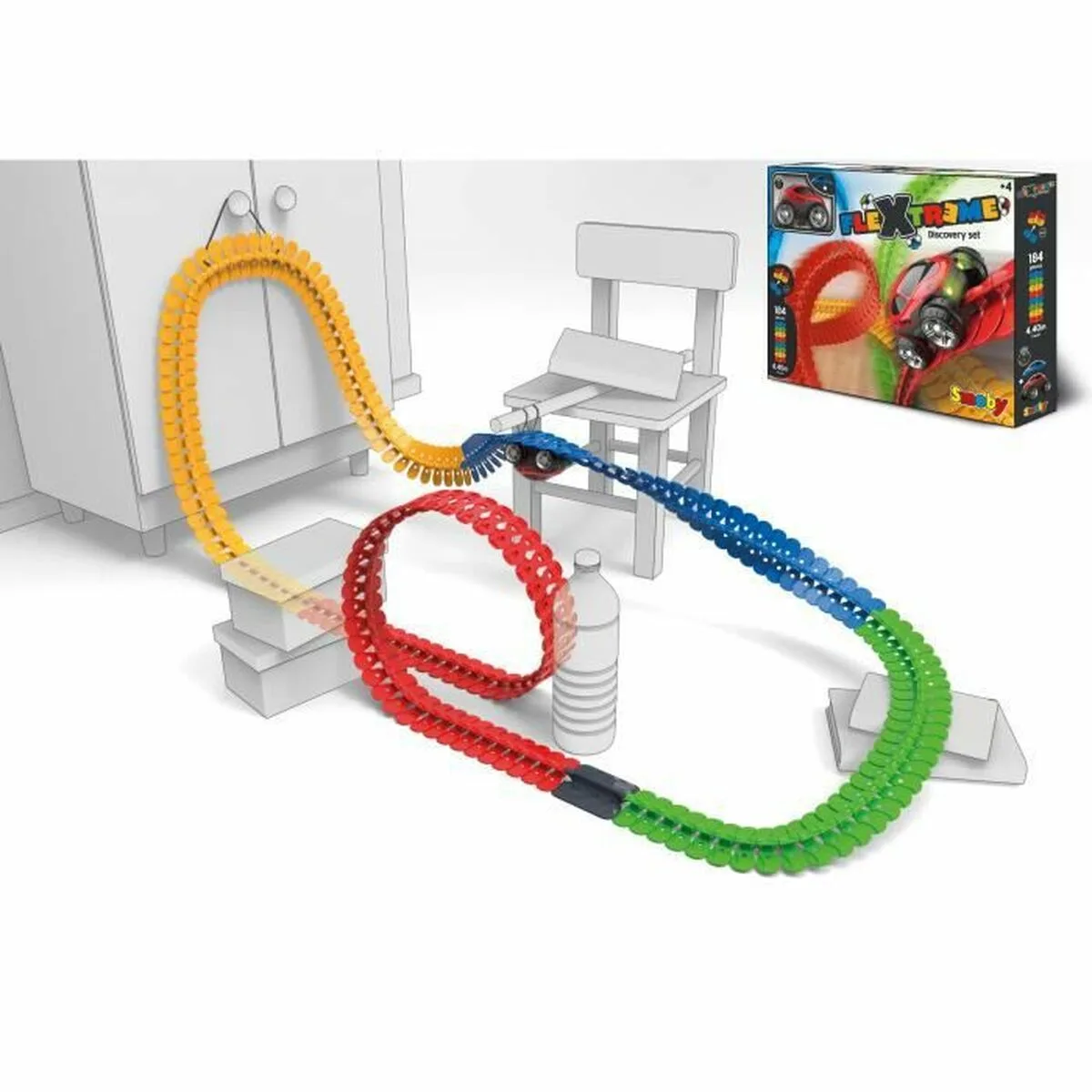 Piste de course smoby flextreme discovery set s715623648. Chez Diaytar, nous sommes convaincus que le meilleur produit est celui qui allie utilité, beauté et innovation. C'est notre credo.