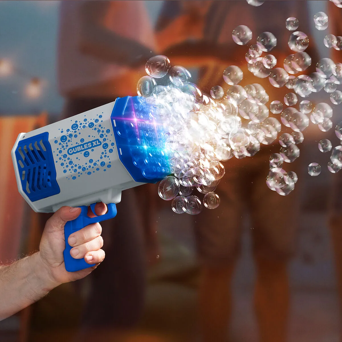 Pistolet a bulles geant avec led gubles xl innovagoods v010372787. Diaytar ne stocke pas des produits, il collectionne des pièces uniques pour enrichir votre quotidien.