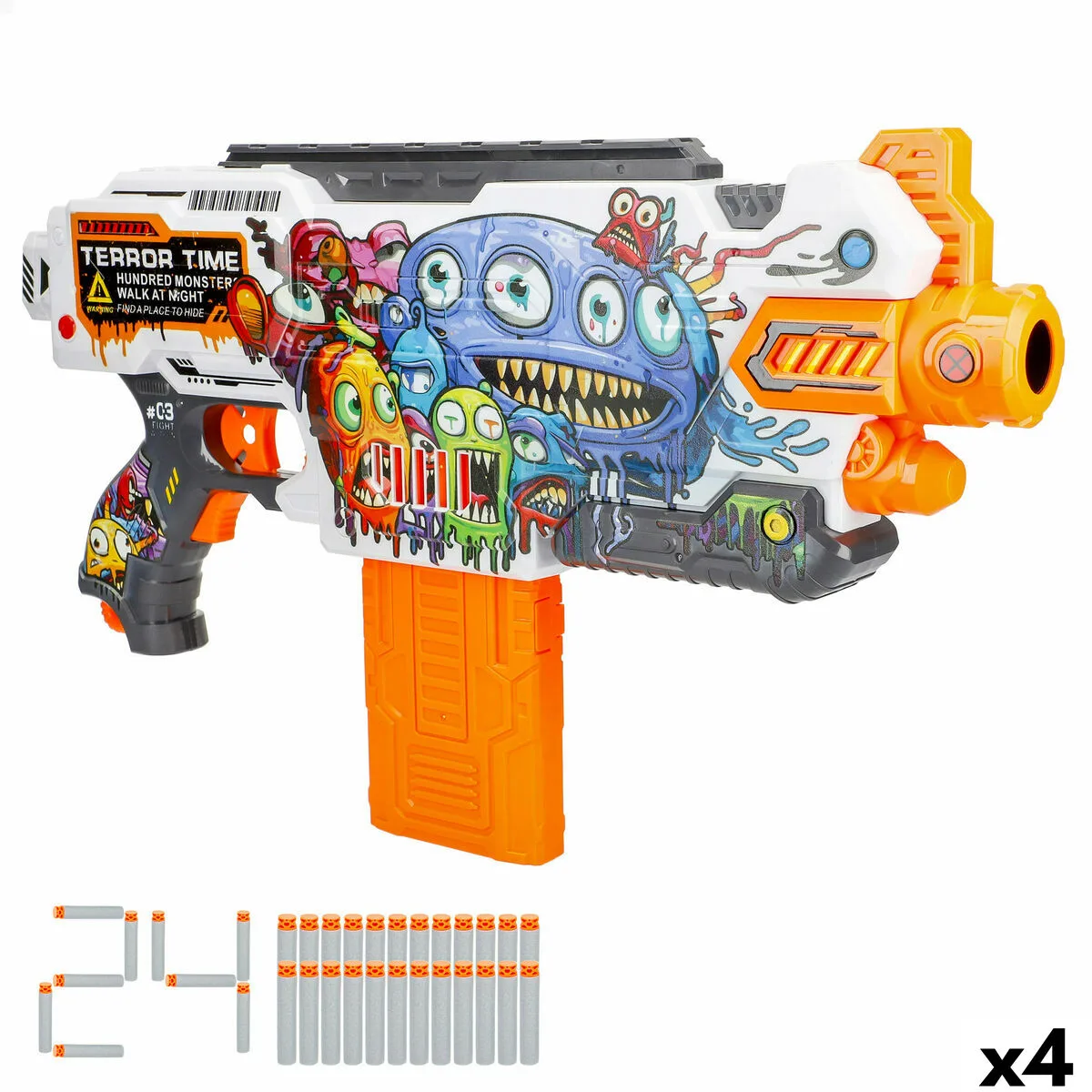 Pistolet a flechettes colorbaby 43 x 25 x 6 5 cm 4 unites s890614425. Diaytar s'adresse aux esprits modernes en quête de produits qui allient performance technologique et design épuré