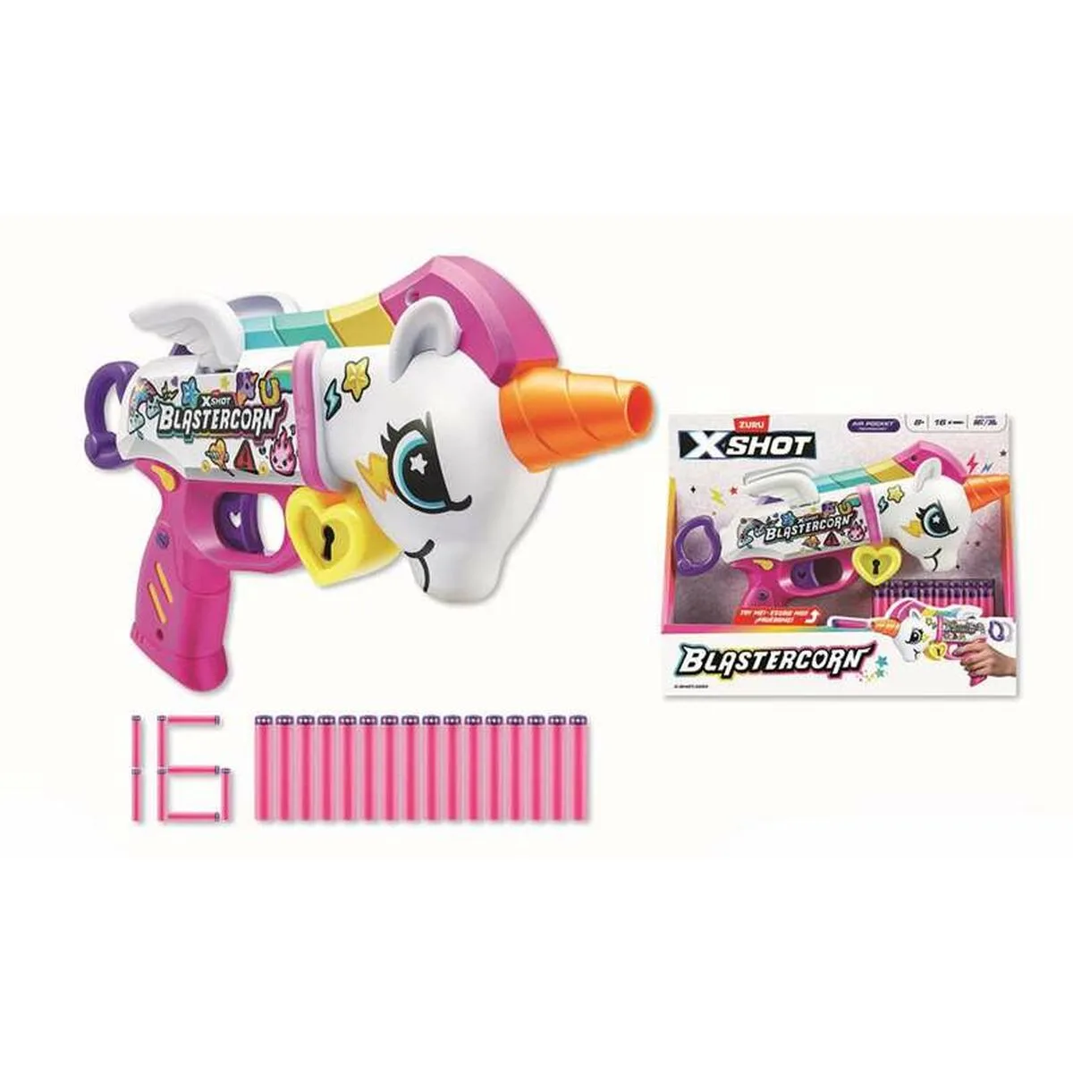 Pistolet a flechettes zuru x shot blastercorn unicorn s245011892. Diaytar : Votre guide shopping pour une sélection exigeante de produits tendance, technologiques et domestiques