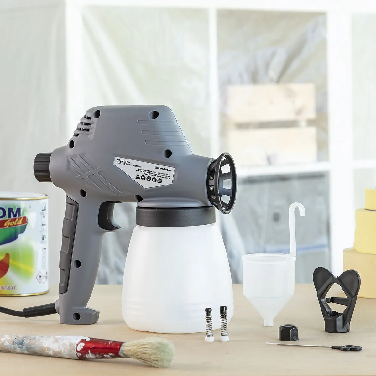 Pistolet a peinture electrique spraint innovagoods v010125352. Diaytar ne stocke pas des produits, il collectionne des pièces uniques pour enrichir votre quotidien.