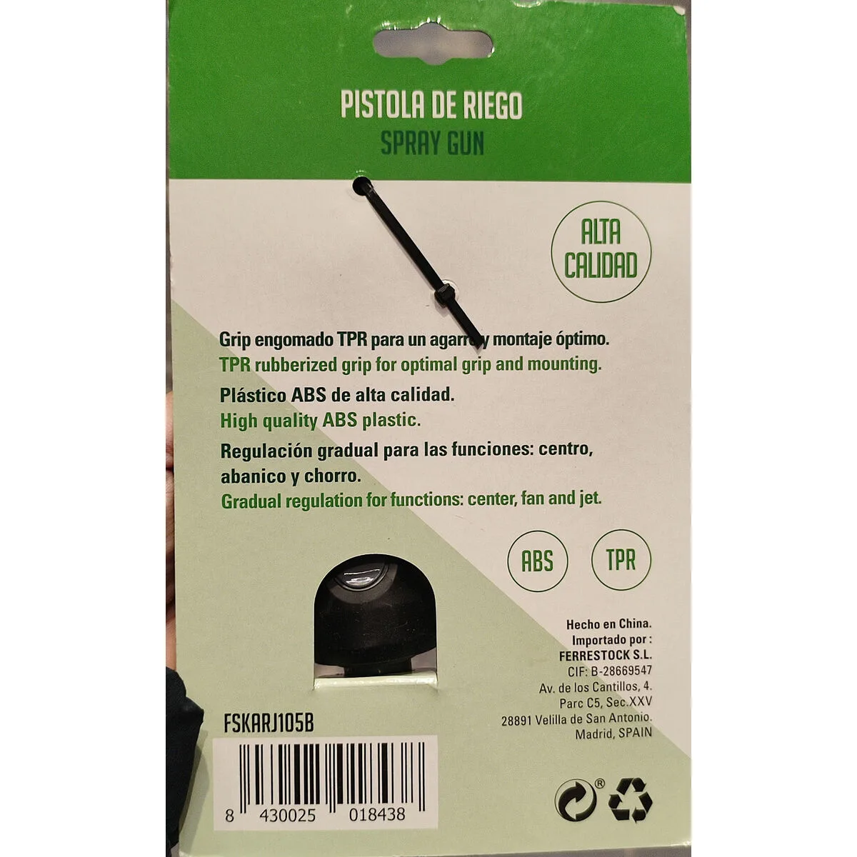 Pistolet d arrosage ferrestock gris s650300563. Votre foyer mérite le style et le confort des produits Diaytar Home.