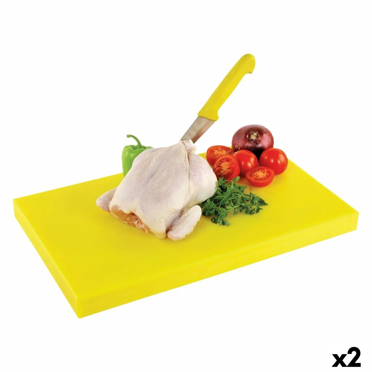 Planche a decouper jaune 40 x 40 x 4 cm 2 unites s223677185. Diaytar, c'est la fusion entre le meilleur de l'artisanat et le cutting-edge de la technologie, au service de votre quotidien.