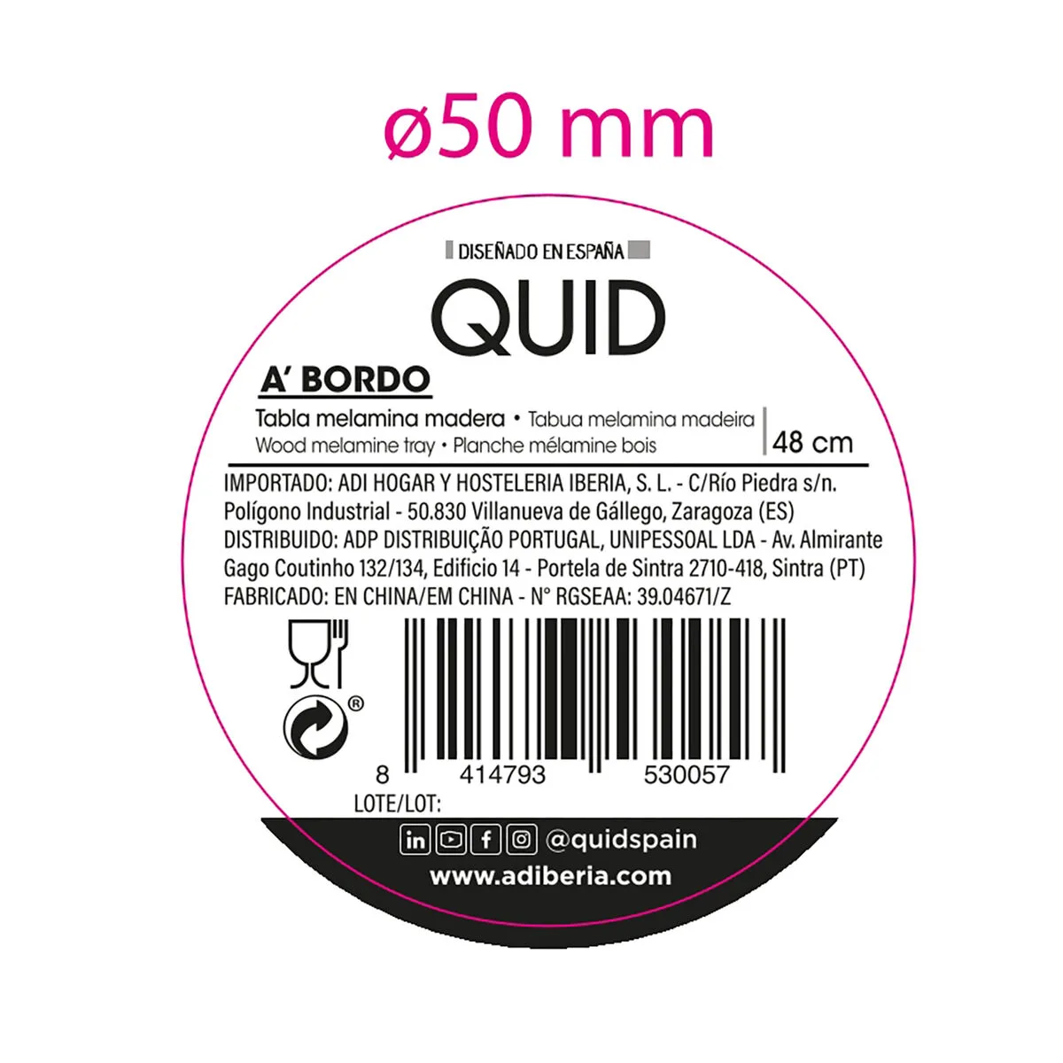 Planche a decouper quid a bordo marron plastique s270000695. Diaytar, c'est la convergence entre votre style unique et notre sélection infinie de produits qui lui correspondent.