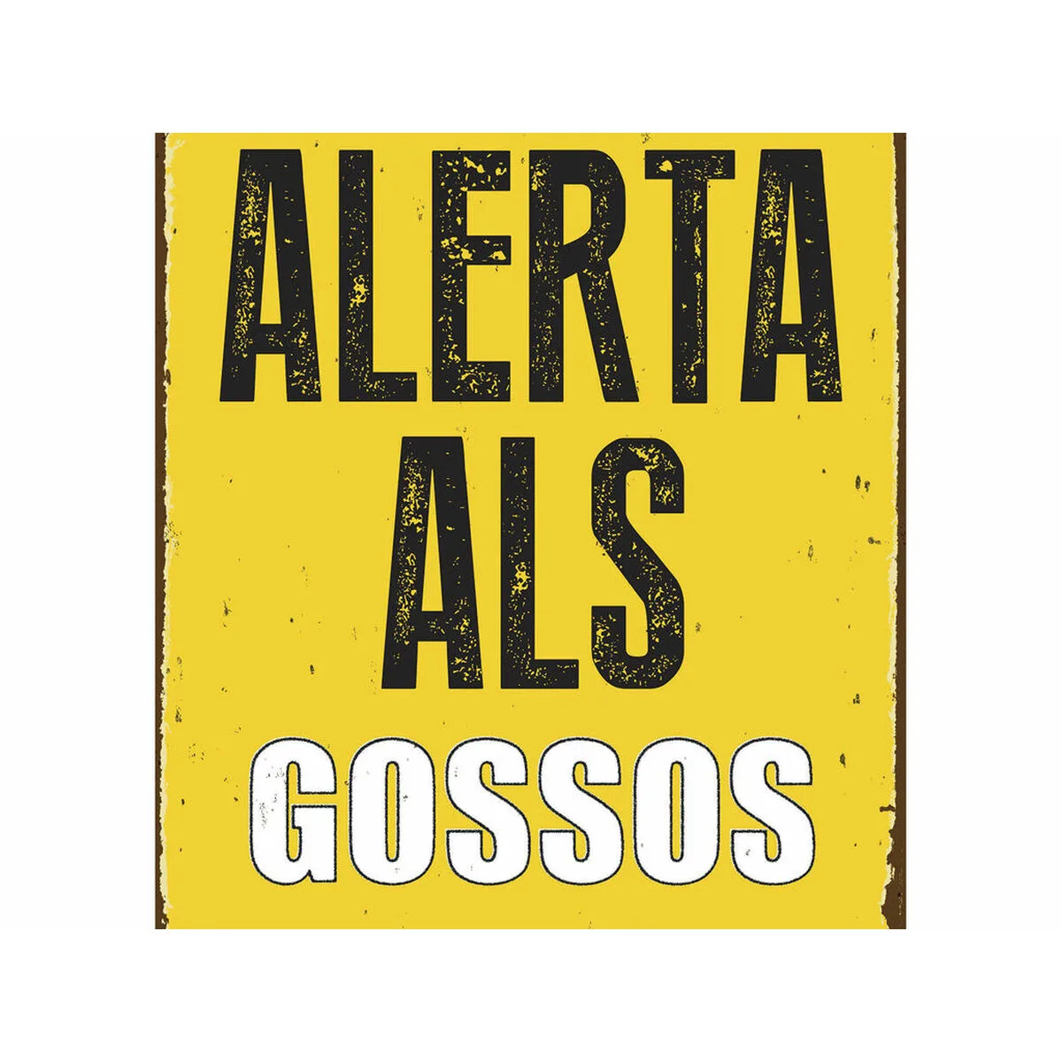 Plaque magnet steel alerta als gossos 14 8 x 21 cm m060279984. Bienvenue chez Diaytar - Votre destination shopping pour tous vos besoins du quotidien !