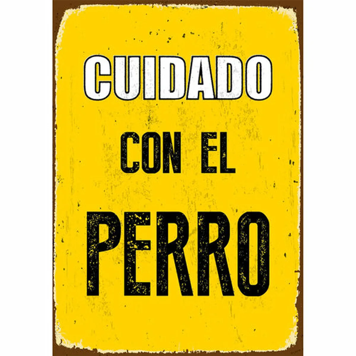 Plaque magnet steel cuidado con el perro 14 8 x 21 cm m060279847. Nous croyons en la puissance de la simplicité. Les produits Diaytar sont beaux, utiles, et incroyablement simples à utiliser.