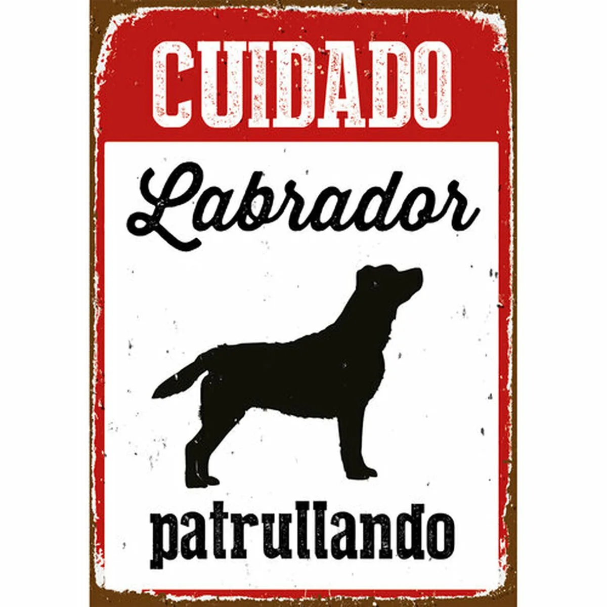 Plaque magnet steel cuidado labrador patrullando 14 8 x 21 cm m060278915. Notre philosophie Diaytar : vous offrir une plateforme unique où produits généraux, tendances et technologies convergent harmonieusement