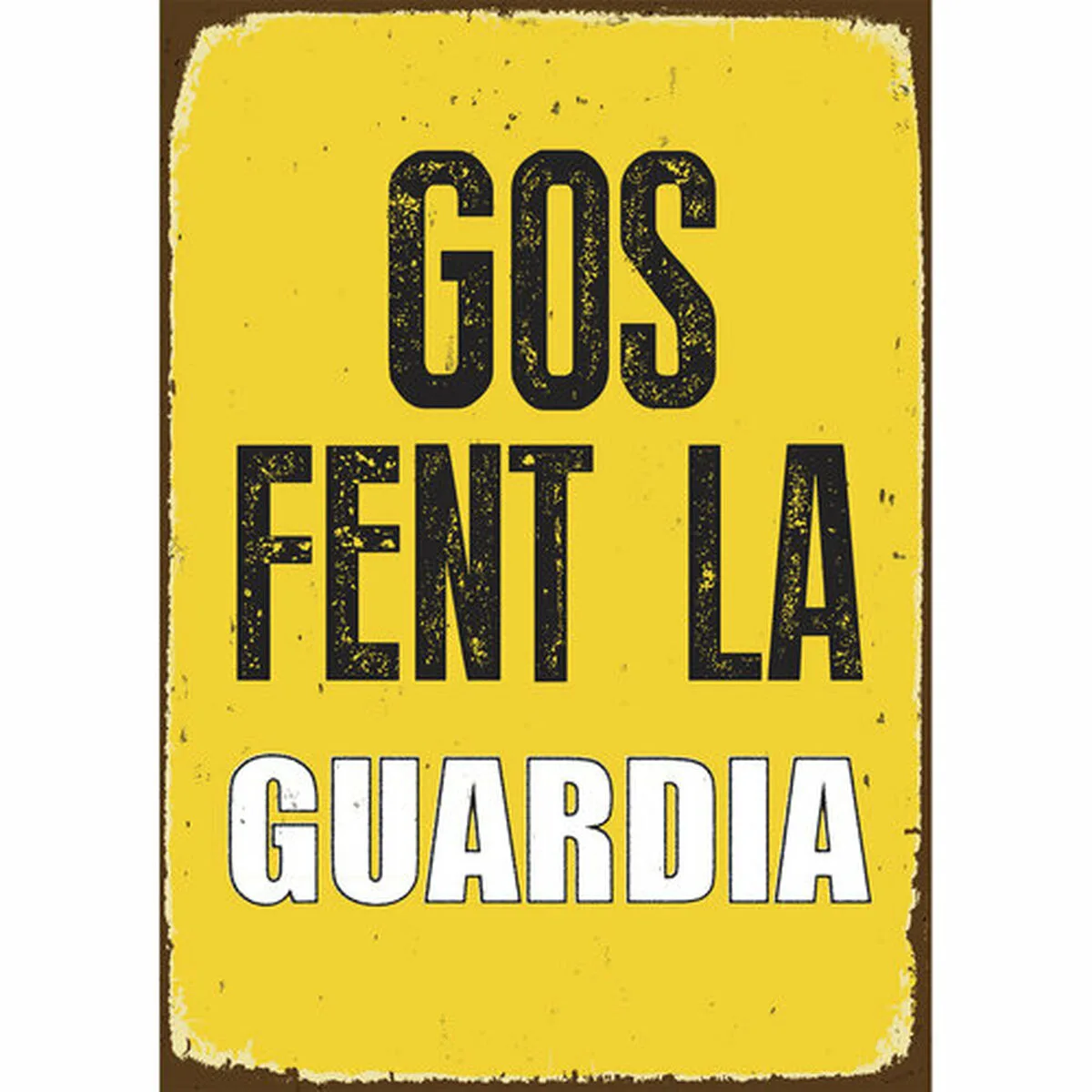 Plaque magnet steel gos fent la guardia 14 8 x 21 cm m060280163. La force de Diaytar : comprendre vos besoins et vos désirs pour vous proposer les produits les plus adaptés et les plus désirables