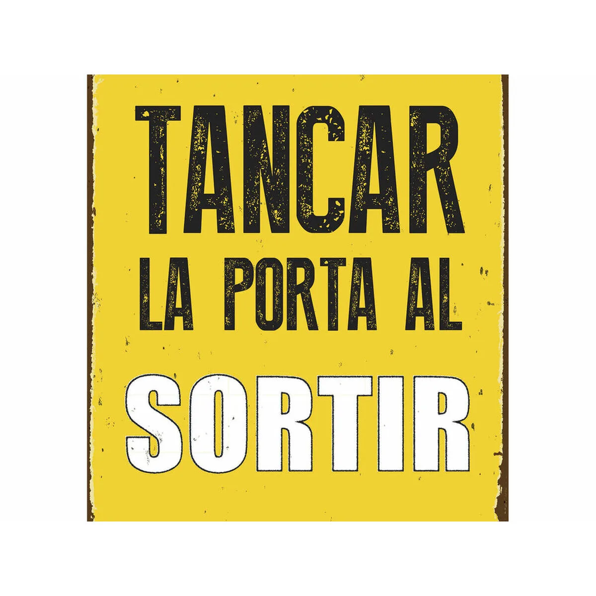 Plaque magnet steel tancar la porta al sotir 14 8 x 21 cm m060280268. Découvrez l'univers Diaytar : une boutique en ligne généraliste qui marque style, qualité et originalité dans chaque produit