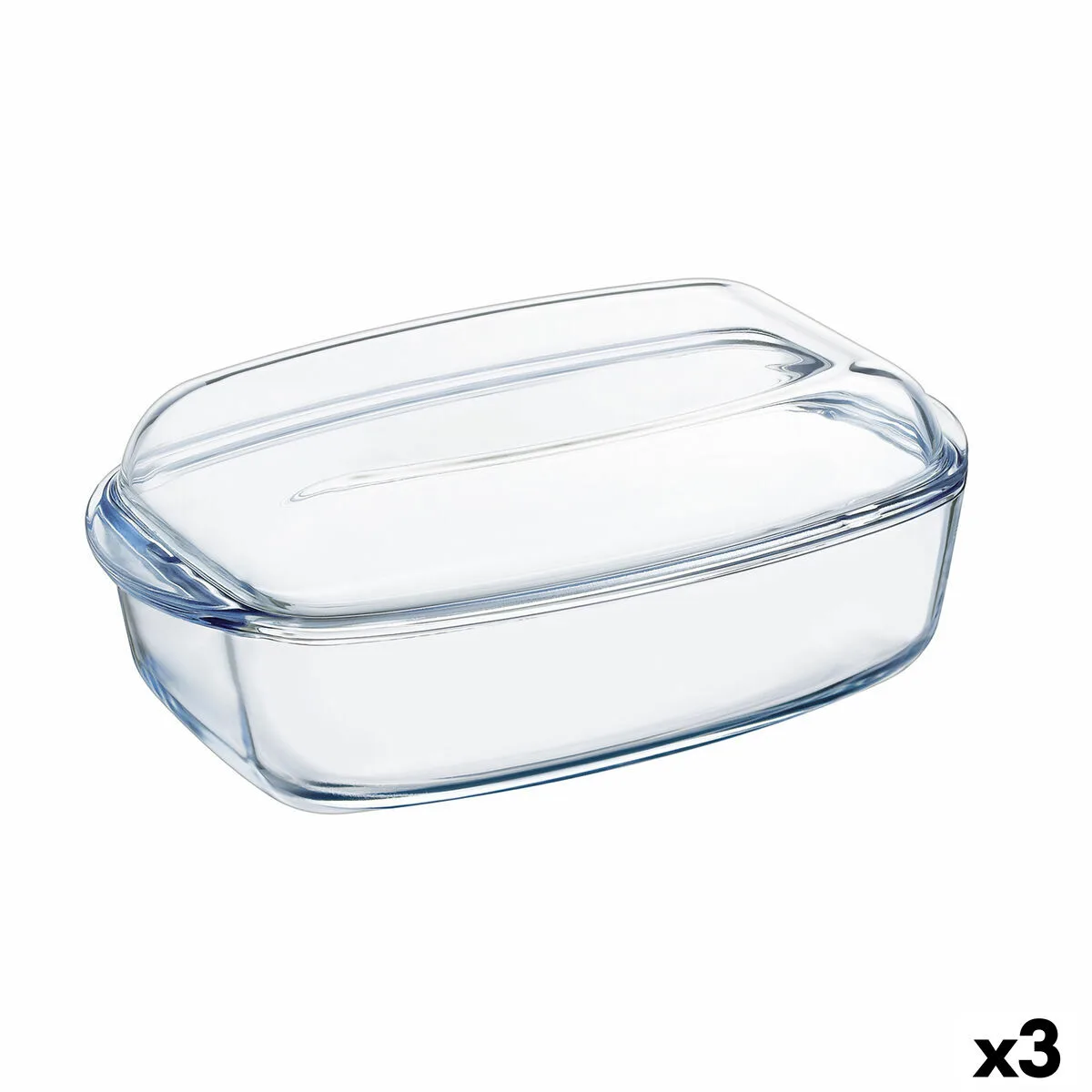 Plat a gratin pyrex classic avec couvercle 4 5 l 38 x 22 x 11 cm transparent verre 3 unites s270697111. Diaytar - L'art de bien vivre commence ici. Découvrez nos collections exclusives.