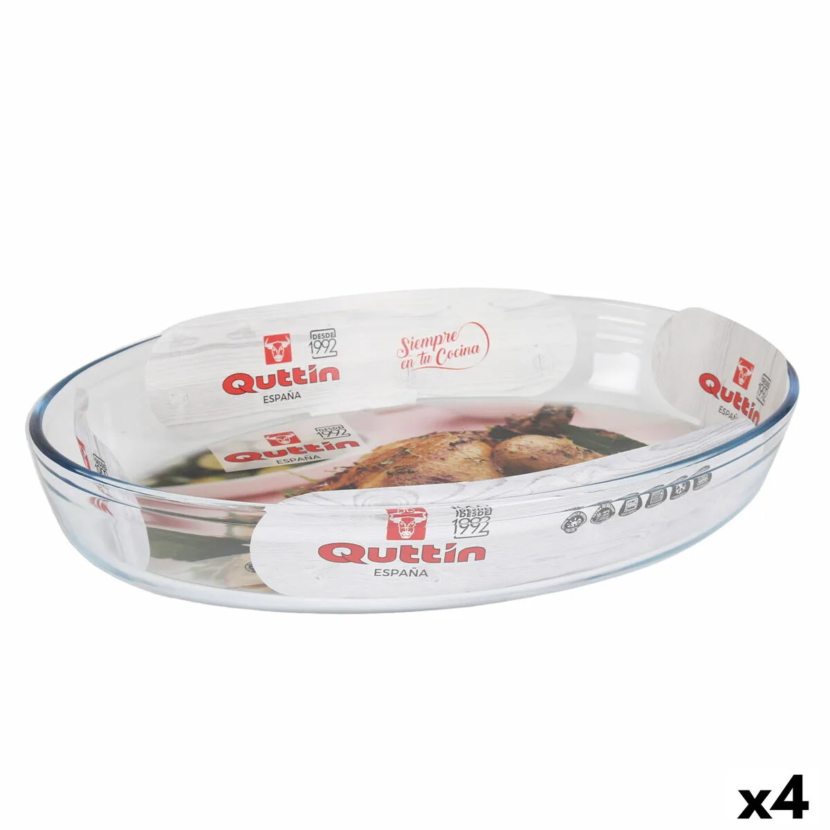 Plat de four quttin transparent verre oblongue 4 5 l 39 6 x 27 35 x 6 6 4 unites s222685721. Diaytar ne stocke pas des produits, il collectionne des pièces uniques pour enrichir votre quotidien.
