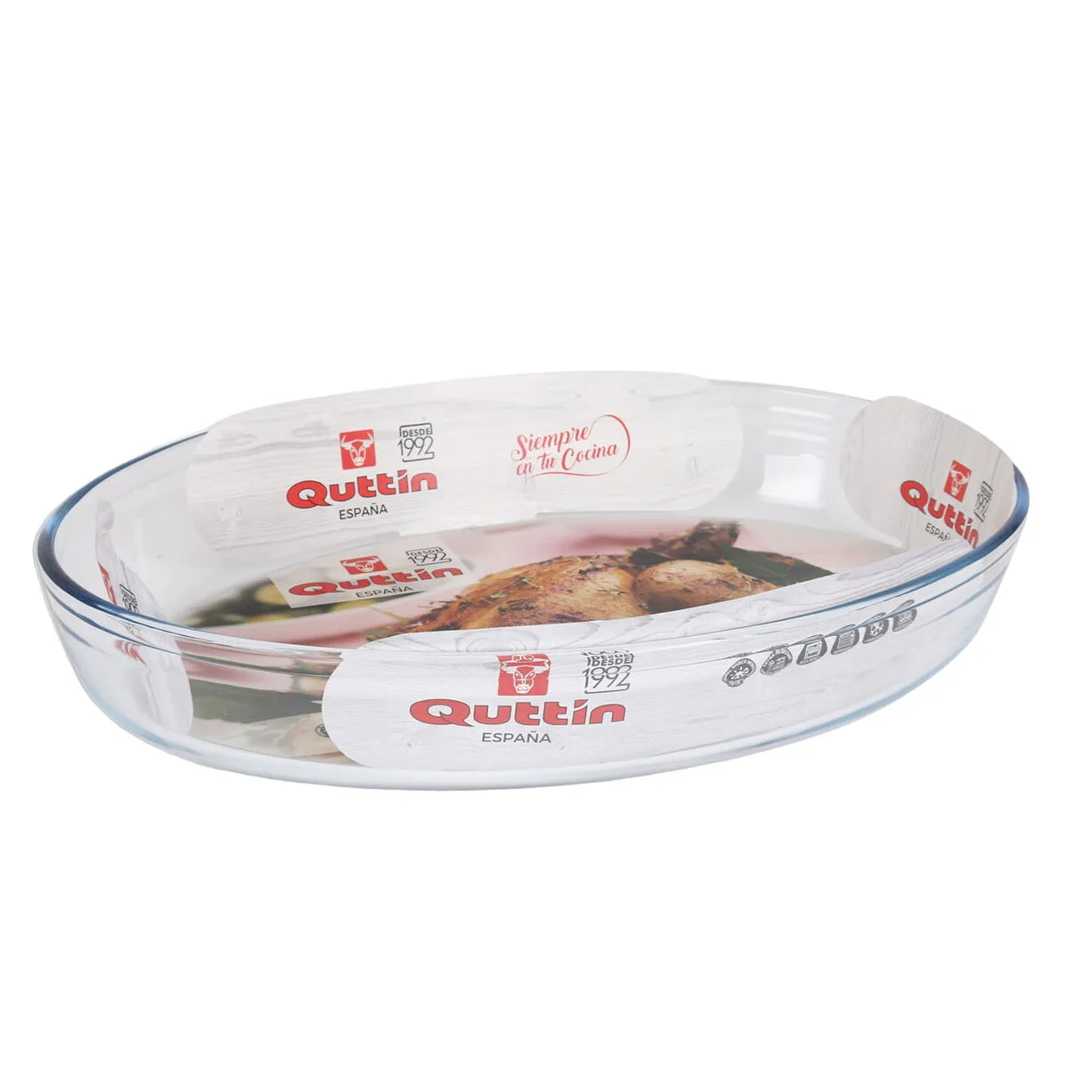 Plat de four quttin transparent verre oblongue 4 5 l 39 6 x 27 35 x 6 6 4 unites s222685722. Chez Diaytar, chaque détail compte pour votre satisfaction totale.