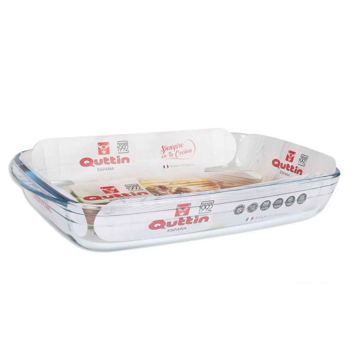 Plat de four quttin transparent verre rectangulaire 3 l 35 4 x 22 x 5 5 cm 6 unites s222685134. Diaytar, c'est la boîte à outils de votre vie idéale. Des produits pour construire, embellir et optimiser votre quotidien.