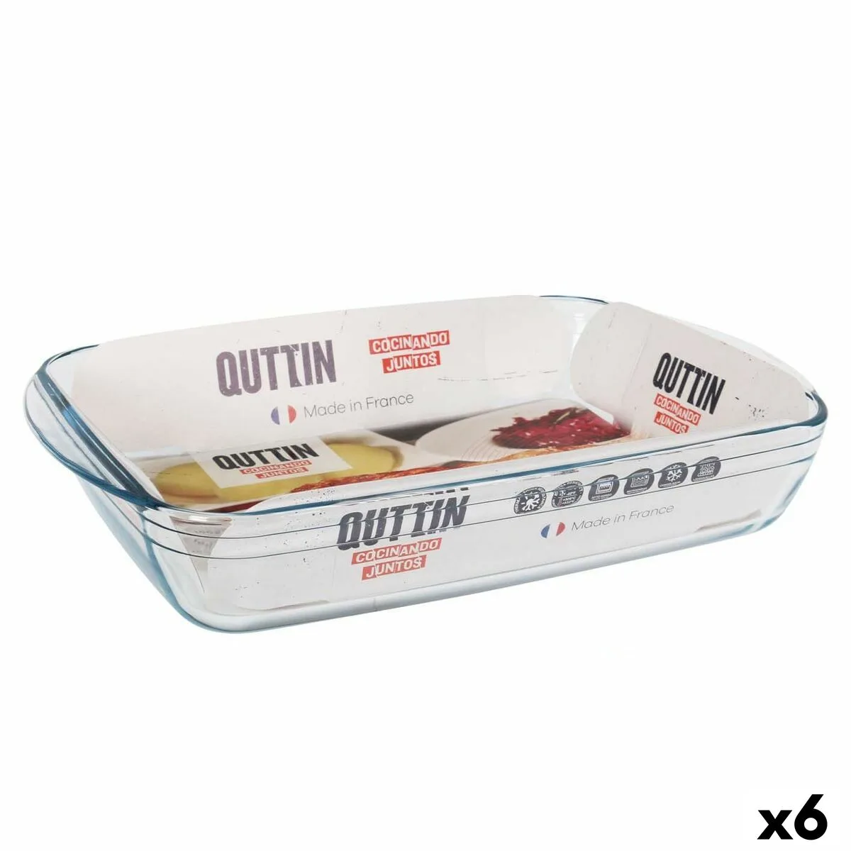 Plat de four quttin transparent verre rectangulaire 5 l 40 2 x 26 4 x 7 cm 6 unites s222685312. L'esprit Diaytar : une curiosité insatiable pour dénicher les produits généraux et électroniques qui feront demain