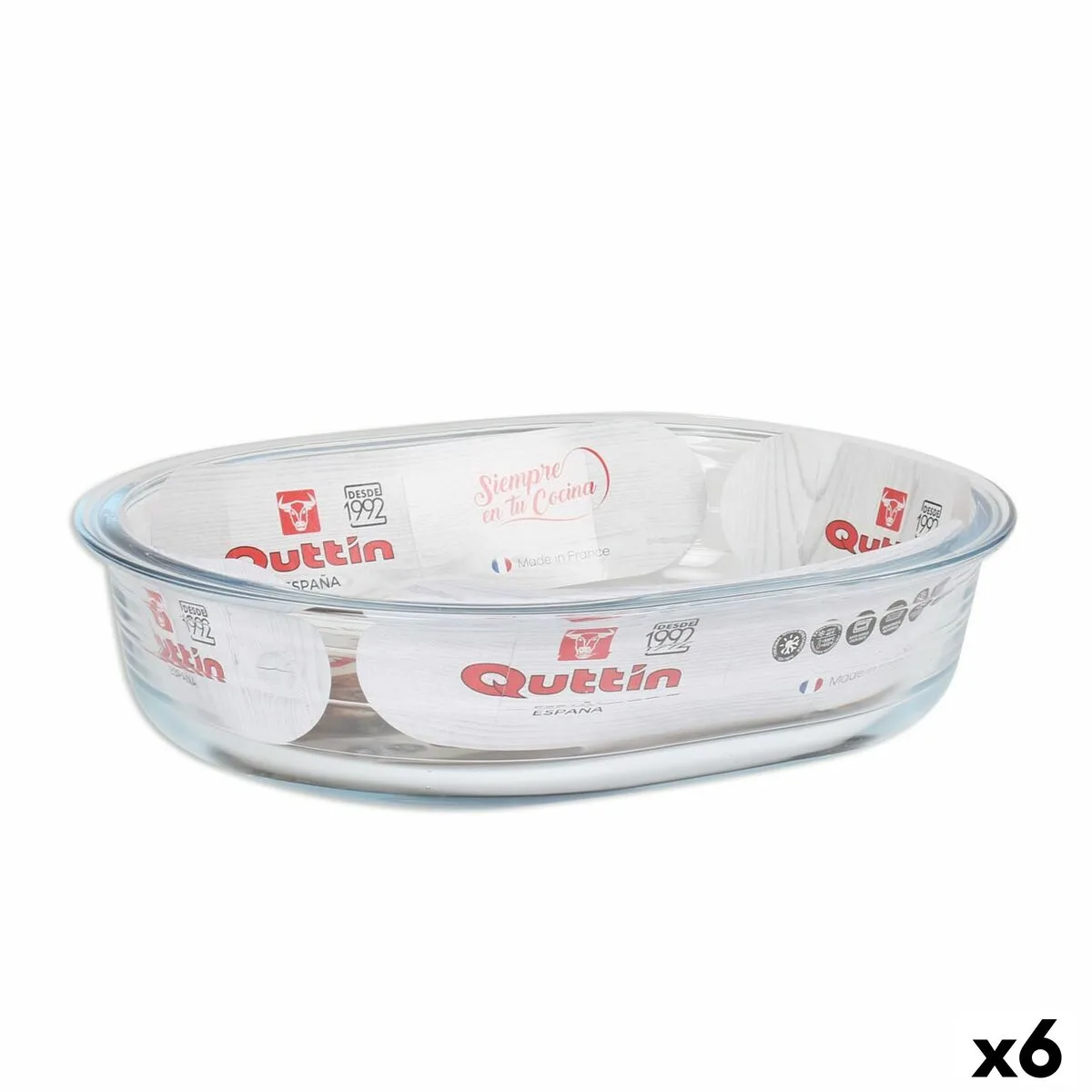 Plat de four quttin verre oblongue 1 5 l 23 7 x 18 8 cm 6 unites s222683951. Nous traitons chaque produit Diaytar avec le même respect que si nous devions l'offrir à un proche. La qualité est non-négociable.