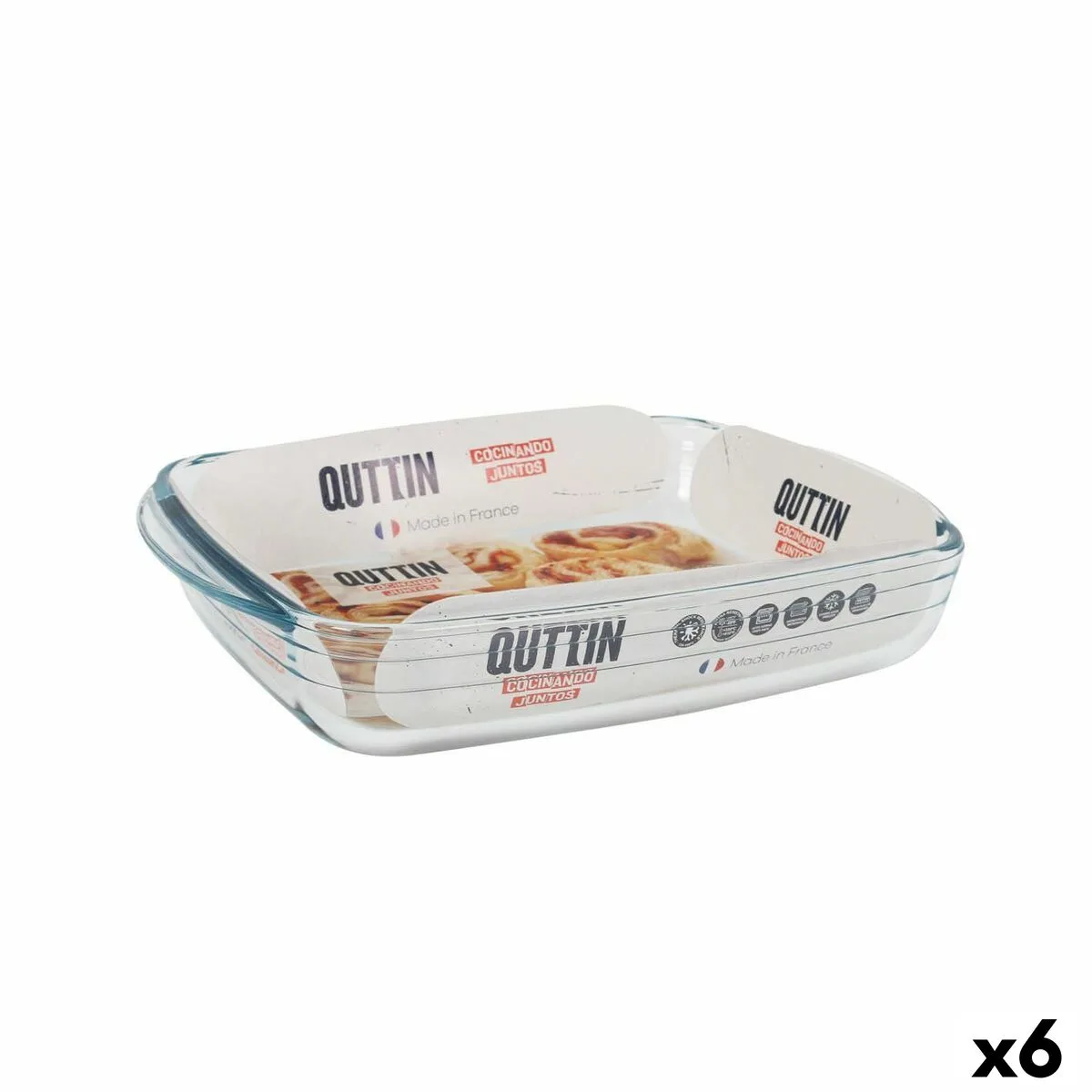 Plat de four quttin verre rectangulaire 1 9 l 28 x 19 9 x 5 cm 6 unites s222684921. Votre garde-robe mérite le style Diaytar - Découvrez nos nouveautés !