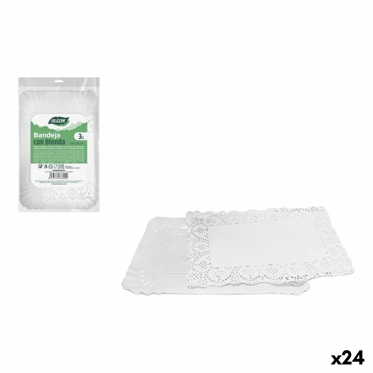 Plateau aperitif algon rectangulaire 18 x 26 cm 3 pieces 24 unites s223452593. Tendance, confort et qualité : la trilogie gagnante de Diaytar Mode.