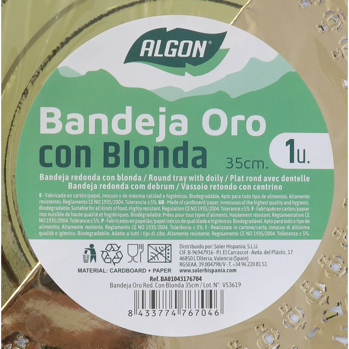 Plateau aperitif algon rond 35 cm 30 unites s223737239. Du salon à la chambre, Diaytar habille votre intérieur avec élégance.