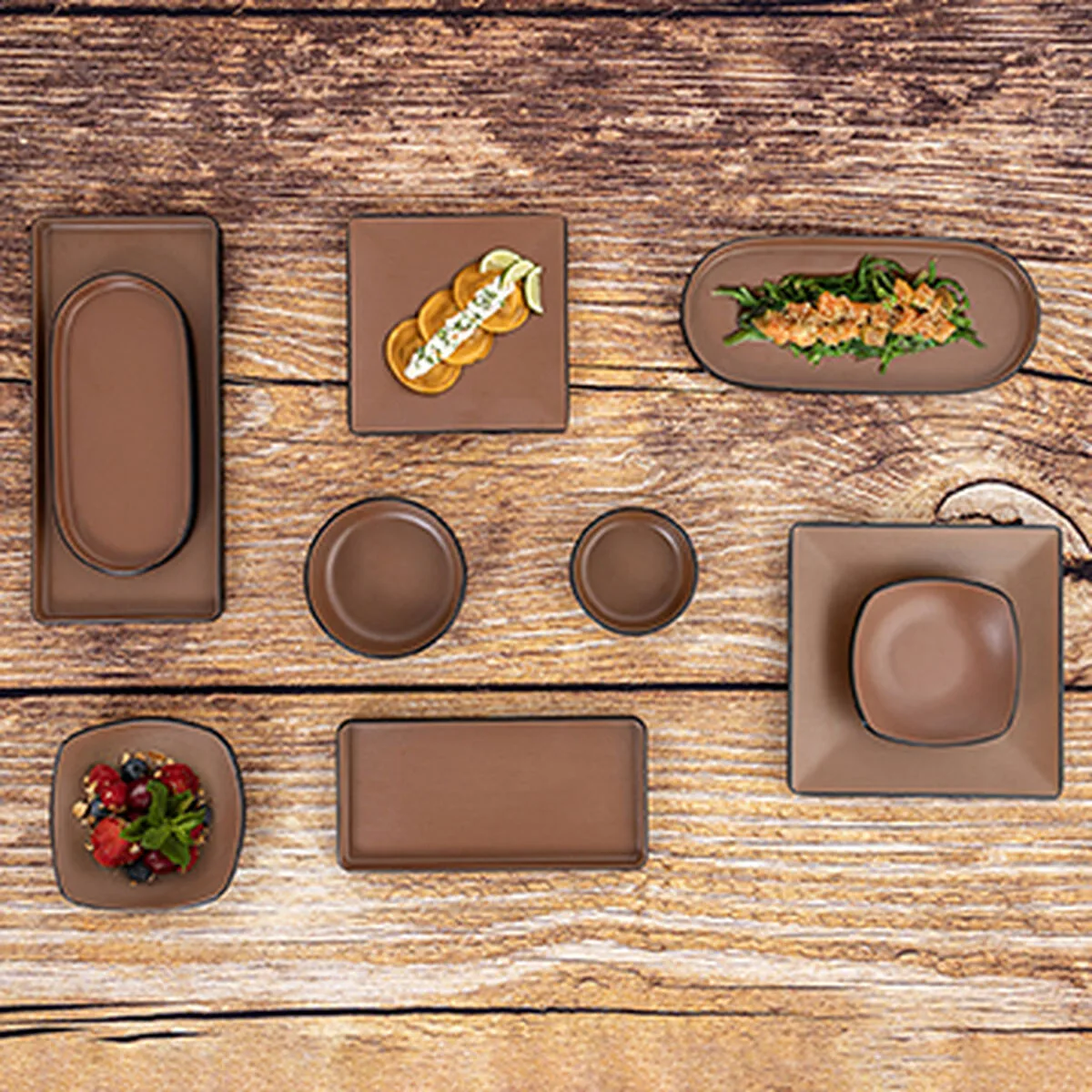 Plateau aperitif bidasoa gio marron plastique 28 x 12 cm 12 unites s271011414. Diaytar, la boutique en ligne qui pense à tout : des gadgets électroniques les plus futés aux objets maison les plus design