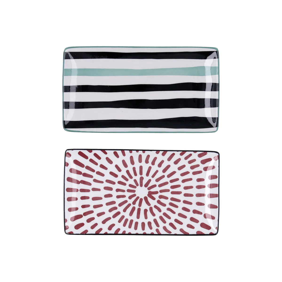 Plateau aperitif bidasoa zigzag multicouleur ceramique rectangulaire 20 x 11 cm 2 unites s271137930. Nous avons créé Diaytar pour être le point de repère dans le paysage souvent confuse du e-commerce généraliste.
