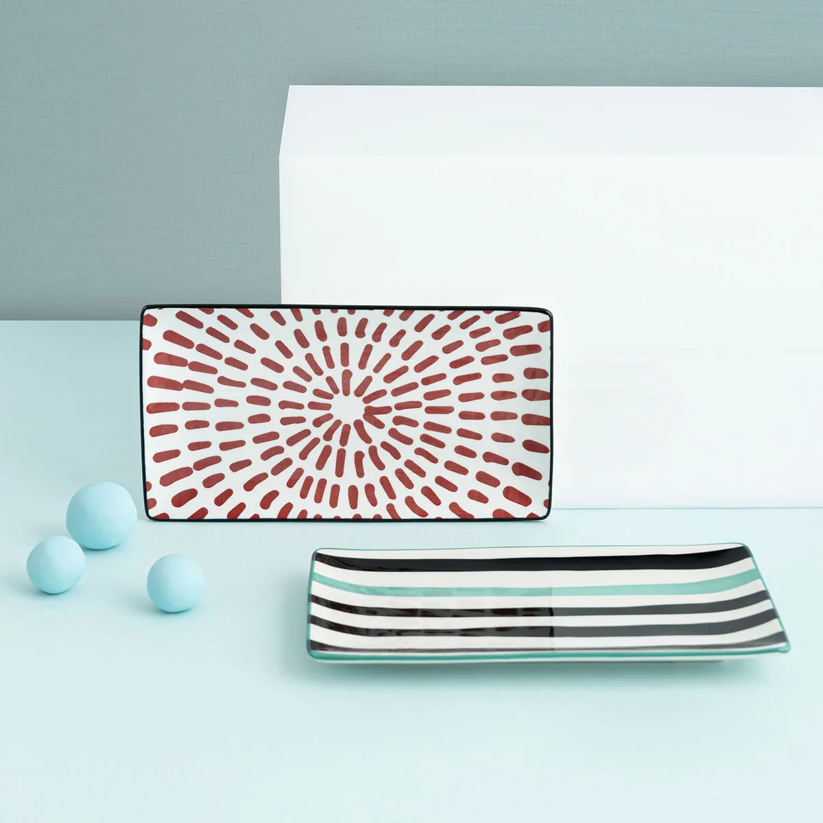 Plateau aperitif bidasoa zigzag multicouleur ceramique rectangulaire 20 x 11 cm 2 unites s271137991. La chasse aux produits extraordinaires est ouverte. Diaytar vous donne les clés d'un univers shopping infini.
