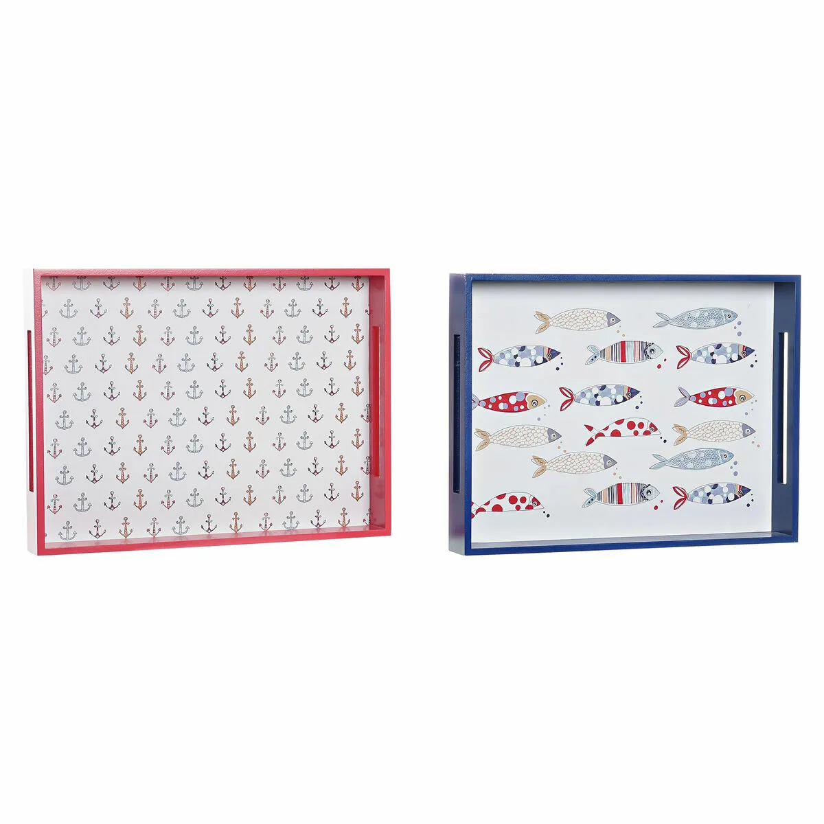 Plateau aperitif dkd home decor bleu corail bois mdf mediterraneen 40 x 30 x 5 cm 2 unites s303701049. Notre philosophie : le produit parfait n'existe pas. C'est pourquoi Diaytar en propose des milliers, pour que vous le créiez.