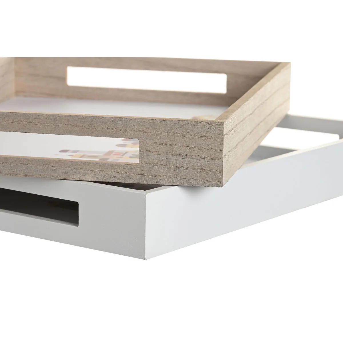 Plateau aperitif dkd home decor multicouleur bois mdf cottage maisons 2 unites 40 x 30 x 5 cm s304462427. Diaytar, c'est le point de rencontre entre les passionnés de belles technologies et les amateurs de décoration tendance