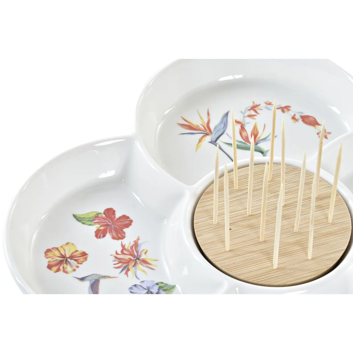 Plateau aperitif dkd home decor multicouleur naturel bambou gres tropical 22 x 22 x 7 cm s303697875. Pour un shopping sans limites : Diaytar déniche pour vous le meilleur des produits généraux, électroniques et de style de vie