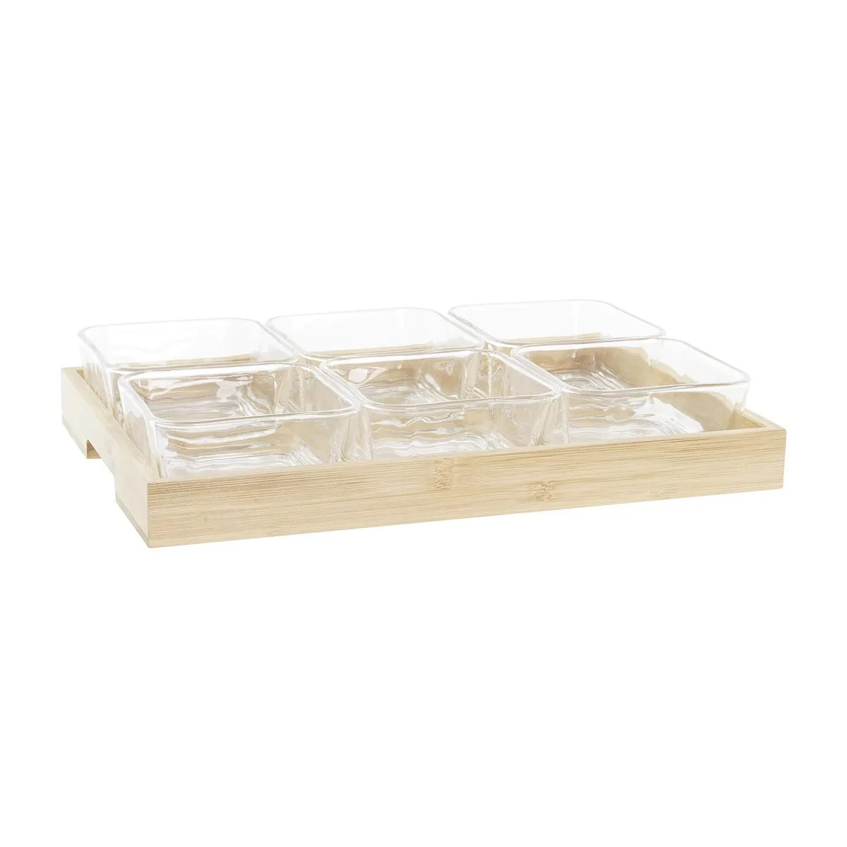 Plateau aperitif dkd home decor naturel bambou verre 280 ml 32 x 21 x 6 cm s304140850. Bienvenue dans l'ère du shopping conscient. Diaytar privilégie des produits avec une éthique et un impact positif.
