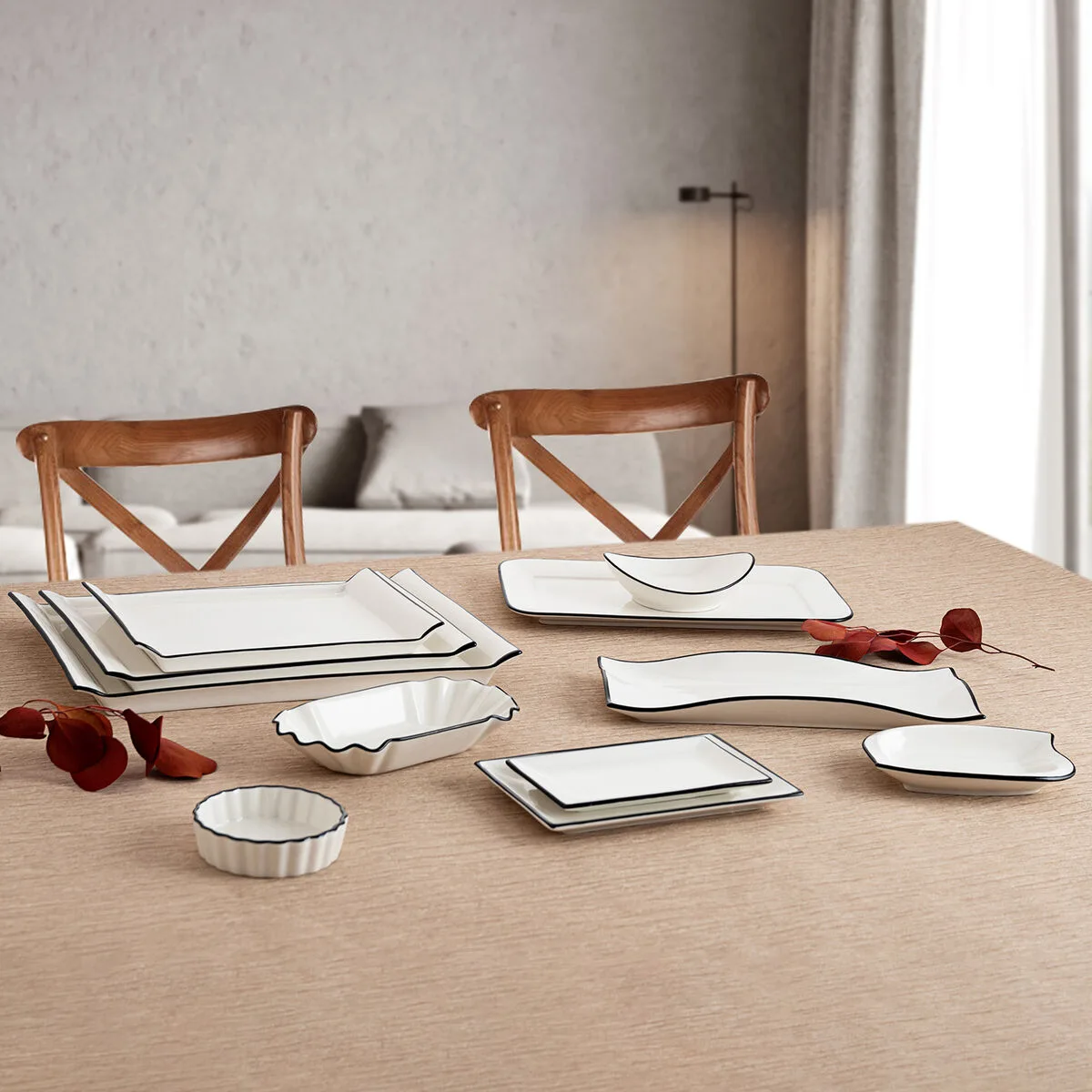 Plateau aperitif quid gastro blanc noir ceramique 16 5 x 9 5 x 2 cm 12 unites s271081637. Diaytar, c'est le sismographe des tendances : nous captons les vibrations du marché pour vous offrir le meilleur.