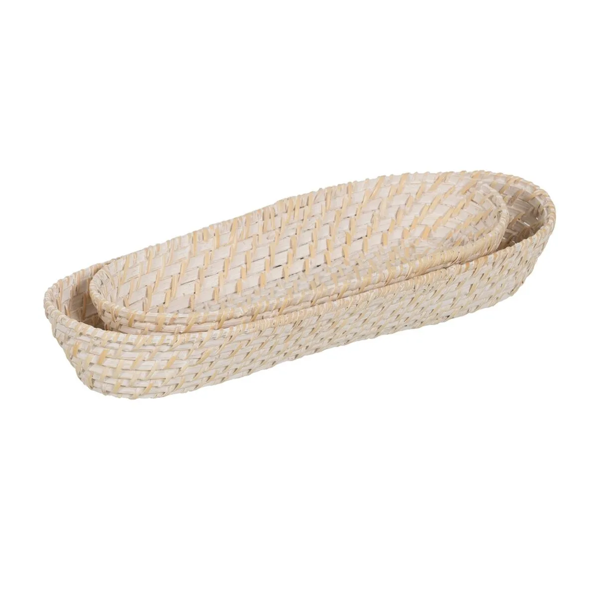 Plateau blanc bambou rotin 44 x 17 x 7 cm 2 unites s880616897. Diaytar opère une veille constante pour vous offrir l'élite des produits généraux, électroniques et maison.